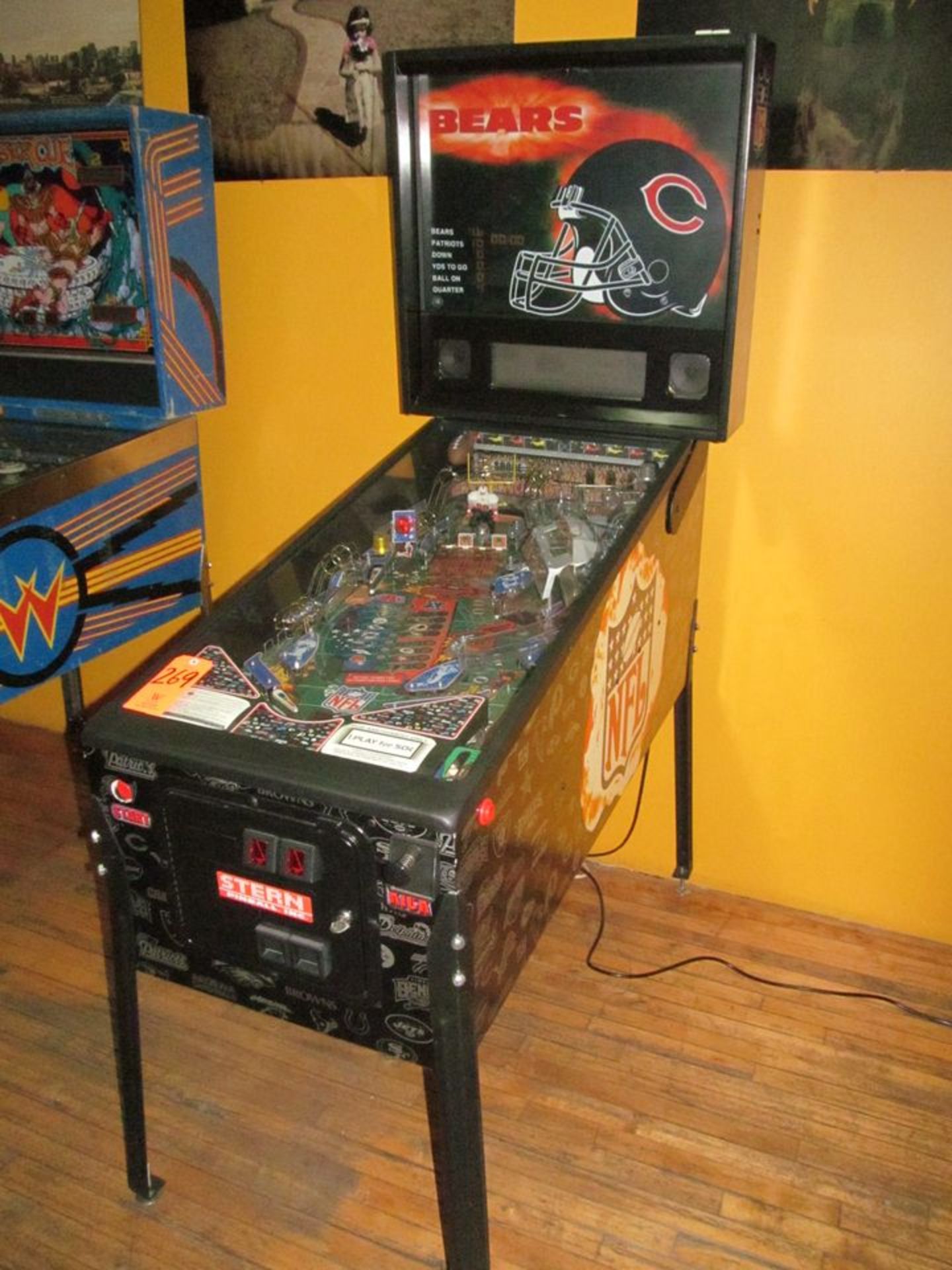 Stern Electronics "Chicago Bears" Pinball Machine (Sold - Subject to Approval) - Image 2 of 4