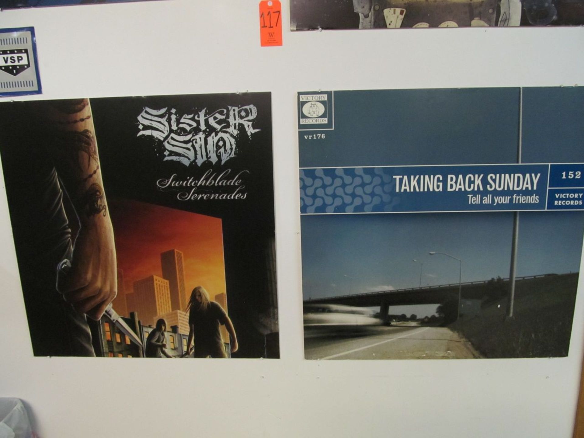 Lot - (7) Posters: Sister Sin, Taking Back Sunday, Between The Buried And Me, Close Your Eyes, Amuxe