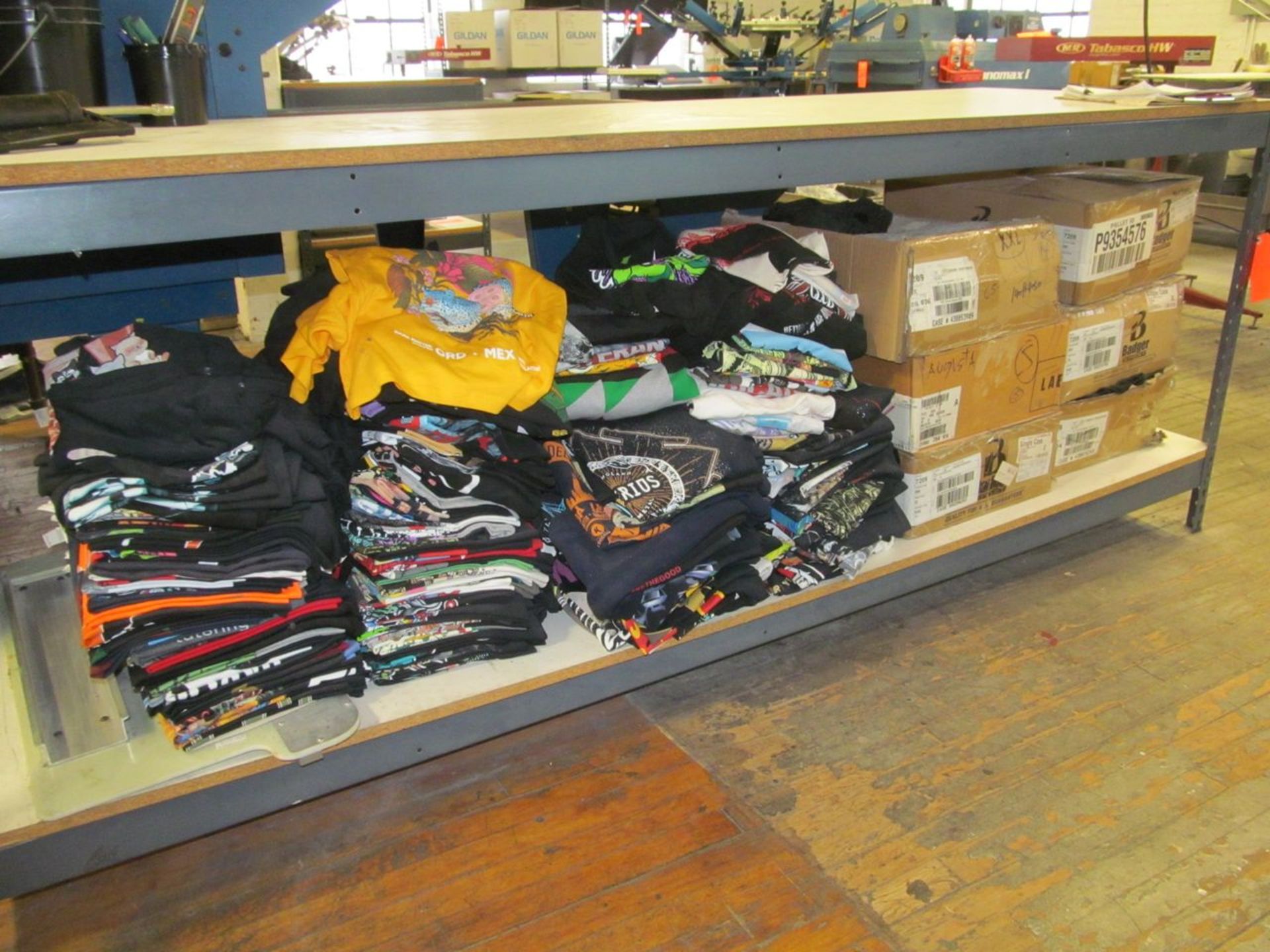 Lot - Assorted Mis-Print T-Shirts, Under Lot #: 236 (No Work Bench)