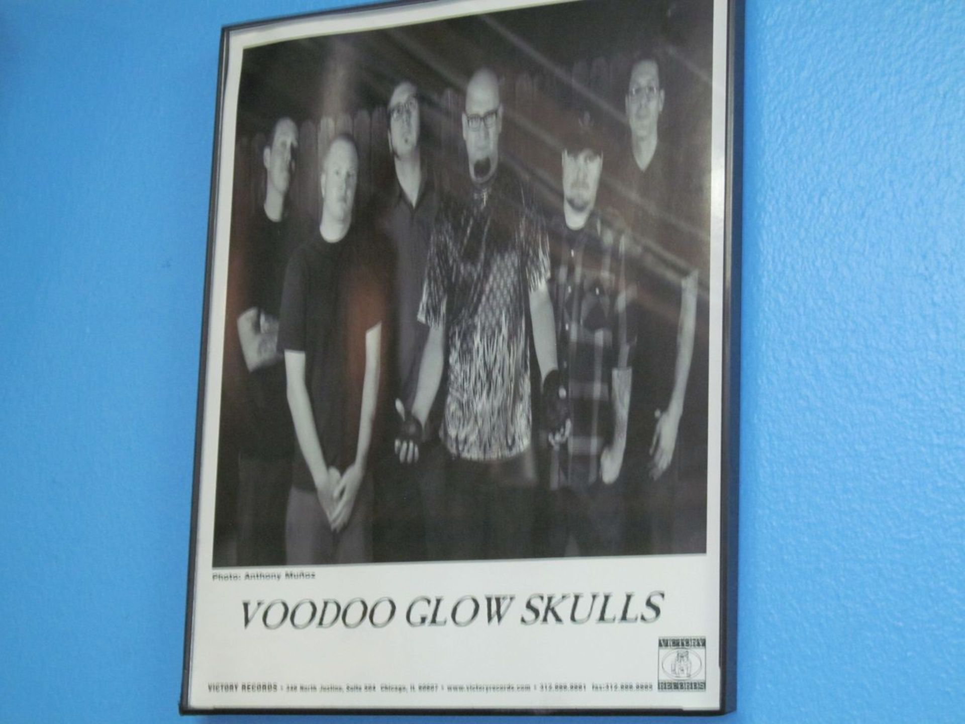 Lot - (5) Photos, Former Band Clients: Voodoo Glow Skulls, Cause For Alarm, Shelter, Electric
