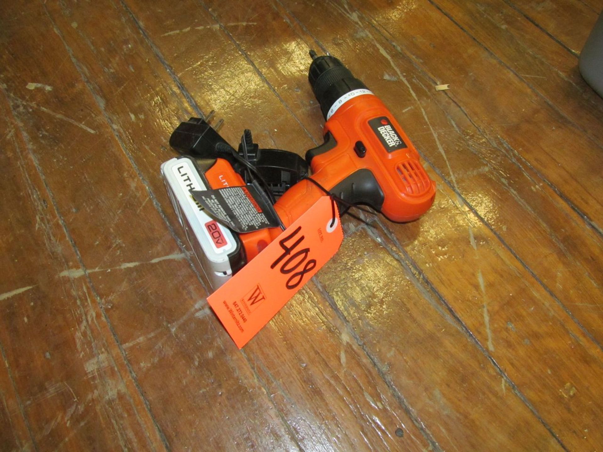 Black & Decker Cordless Drill; with Charger