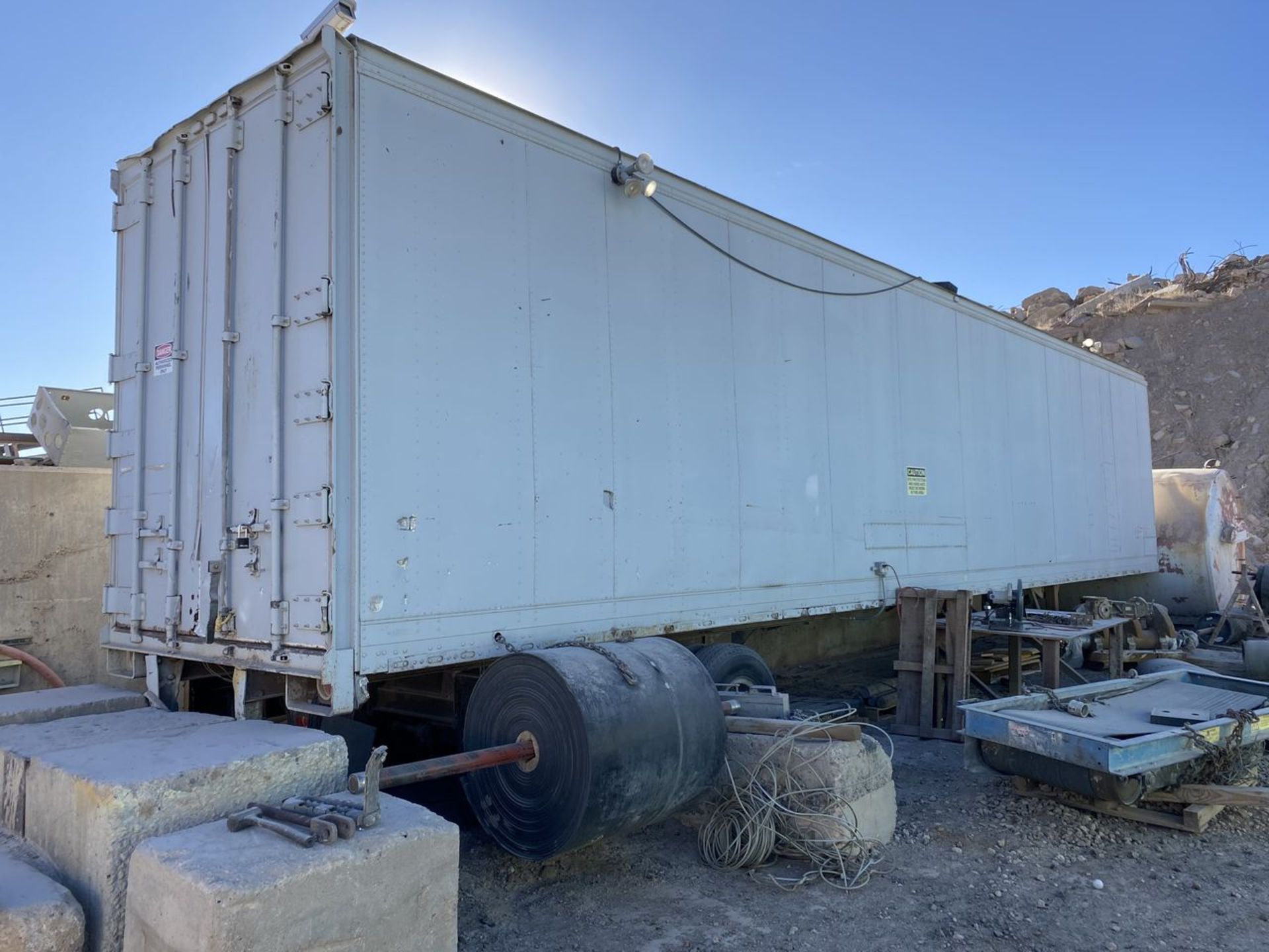 45 ft. Tandem Axle Van Storage Trailer (No Title)