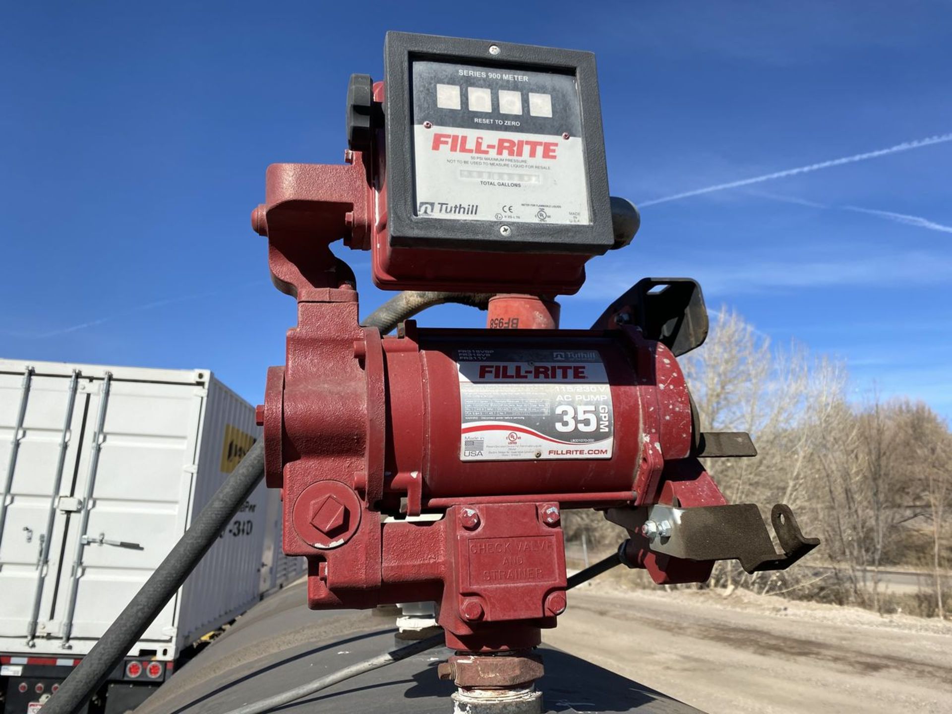 2,200 Gallon Cap. Fuel Tank; Mounted on 64 in. x 12 ft. Tandem Axle Tag Containment Trailer, VIN: - Image 5 of 5