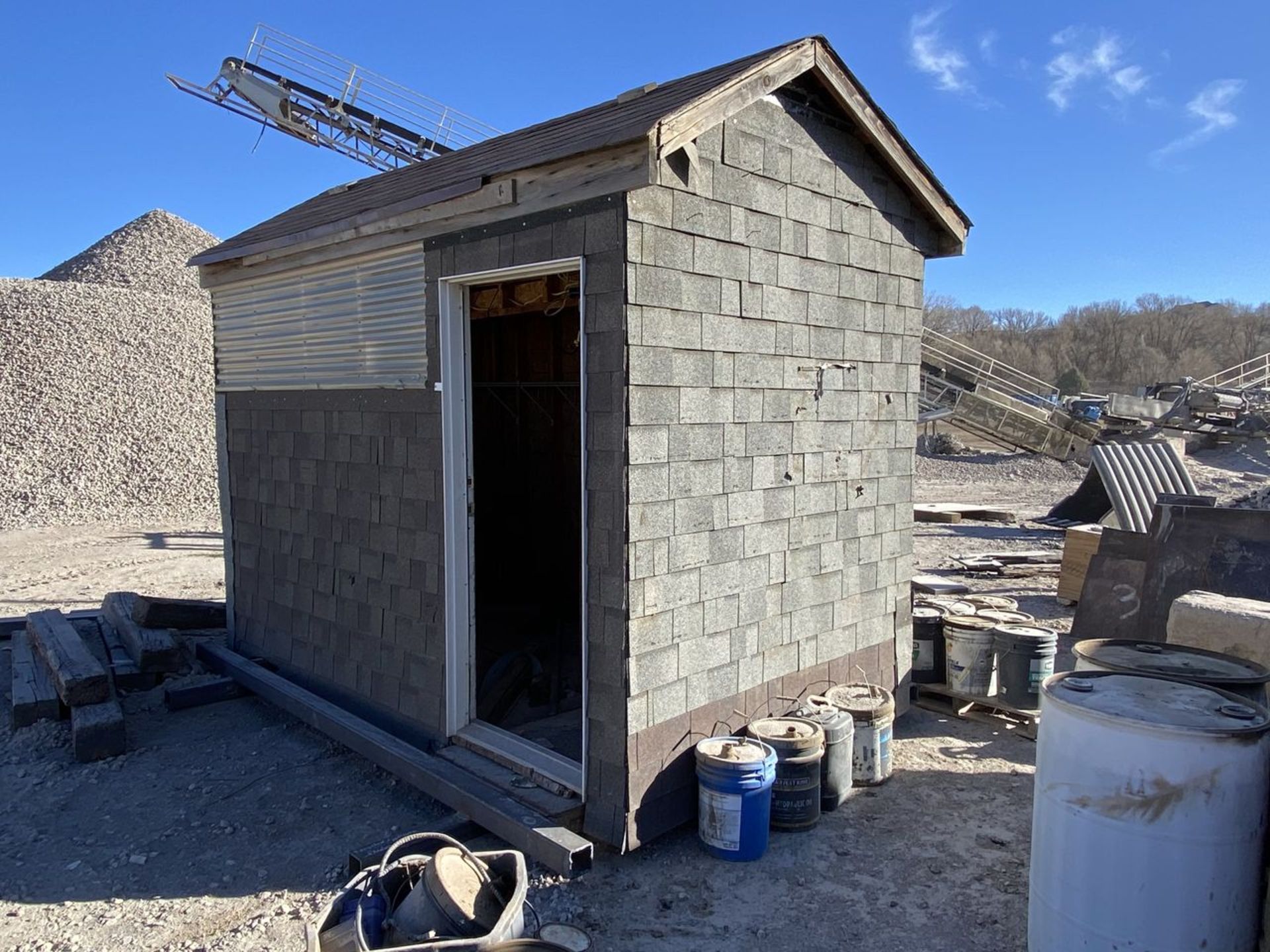 7 ft. x 12 ft. Wood Shed