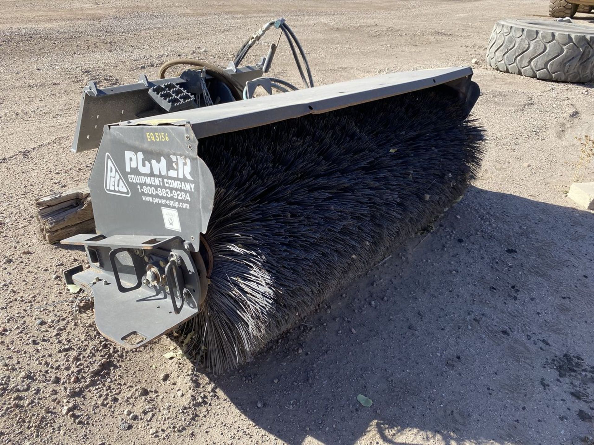 Power Equipment (Peco) 72 in. Model 32084 Skid Steer Broom Atteachment, S/N: 72AGLBRM1505320 - Image 4 of 5