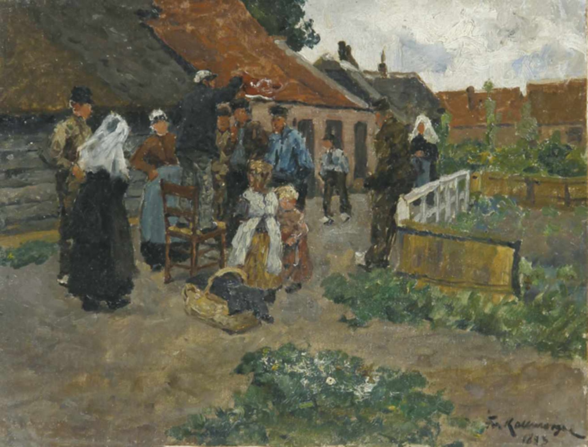 FRIEDRICH KALLMORGEN Altona 1856 - 1924 Grötzingen bei Karlsruhe