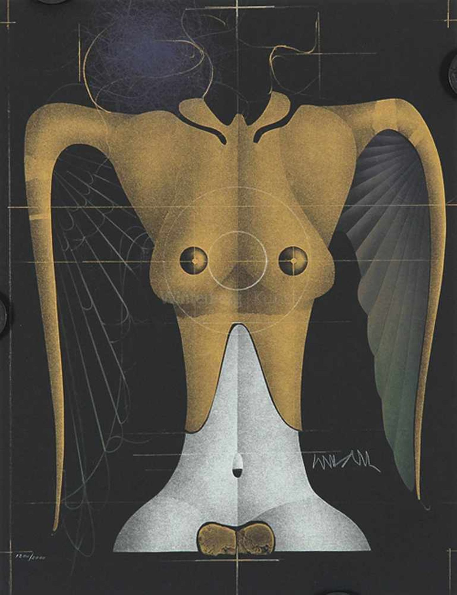 PAUL WUNDERLICH Eberswalde bei Berlin 1927 - 2010 Saint-Pierre-de-Vassols