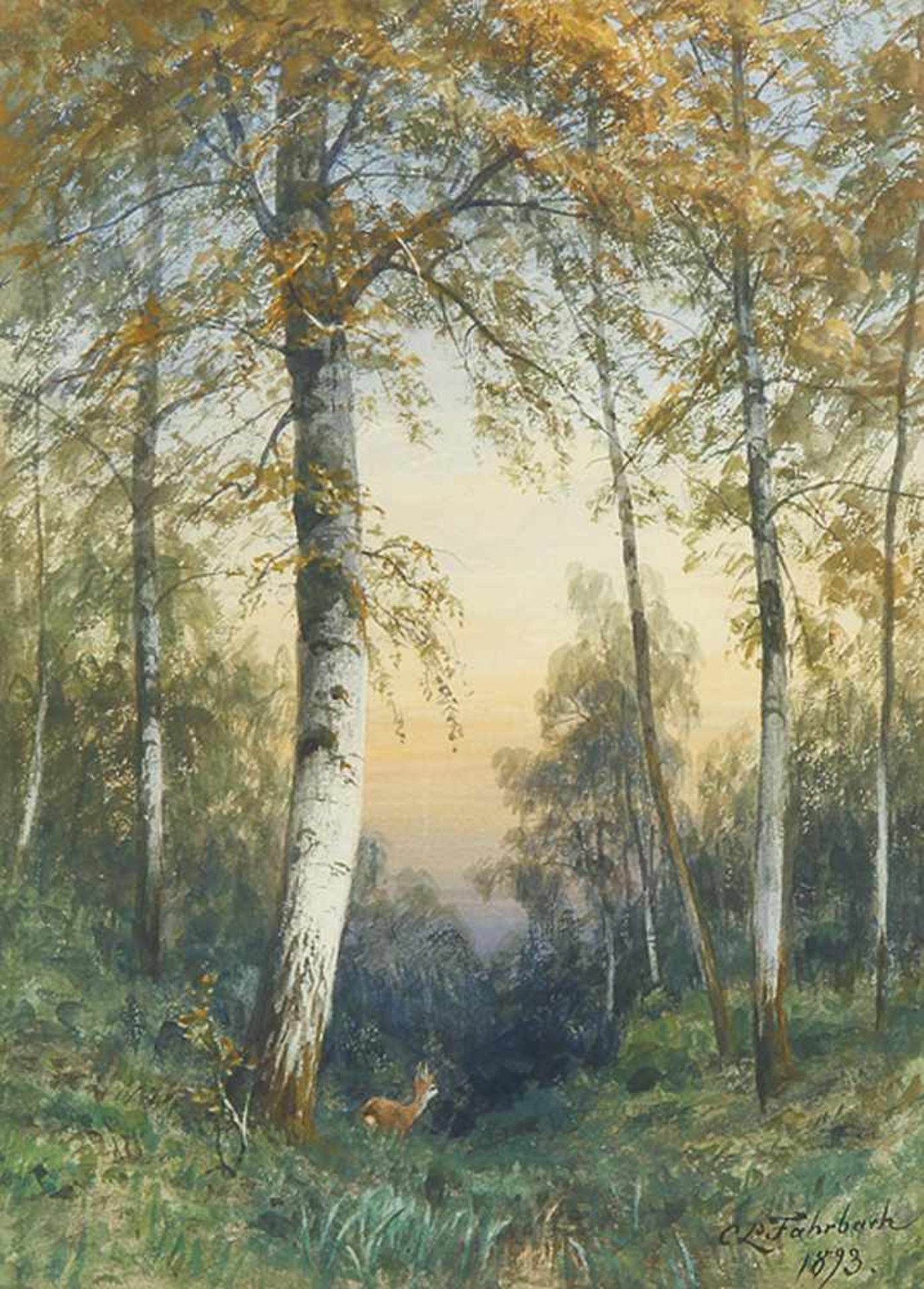 CARL LUDWIG FAHRBACH Heidelberg 1835 - 1902 Düsseldorf