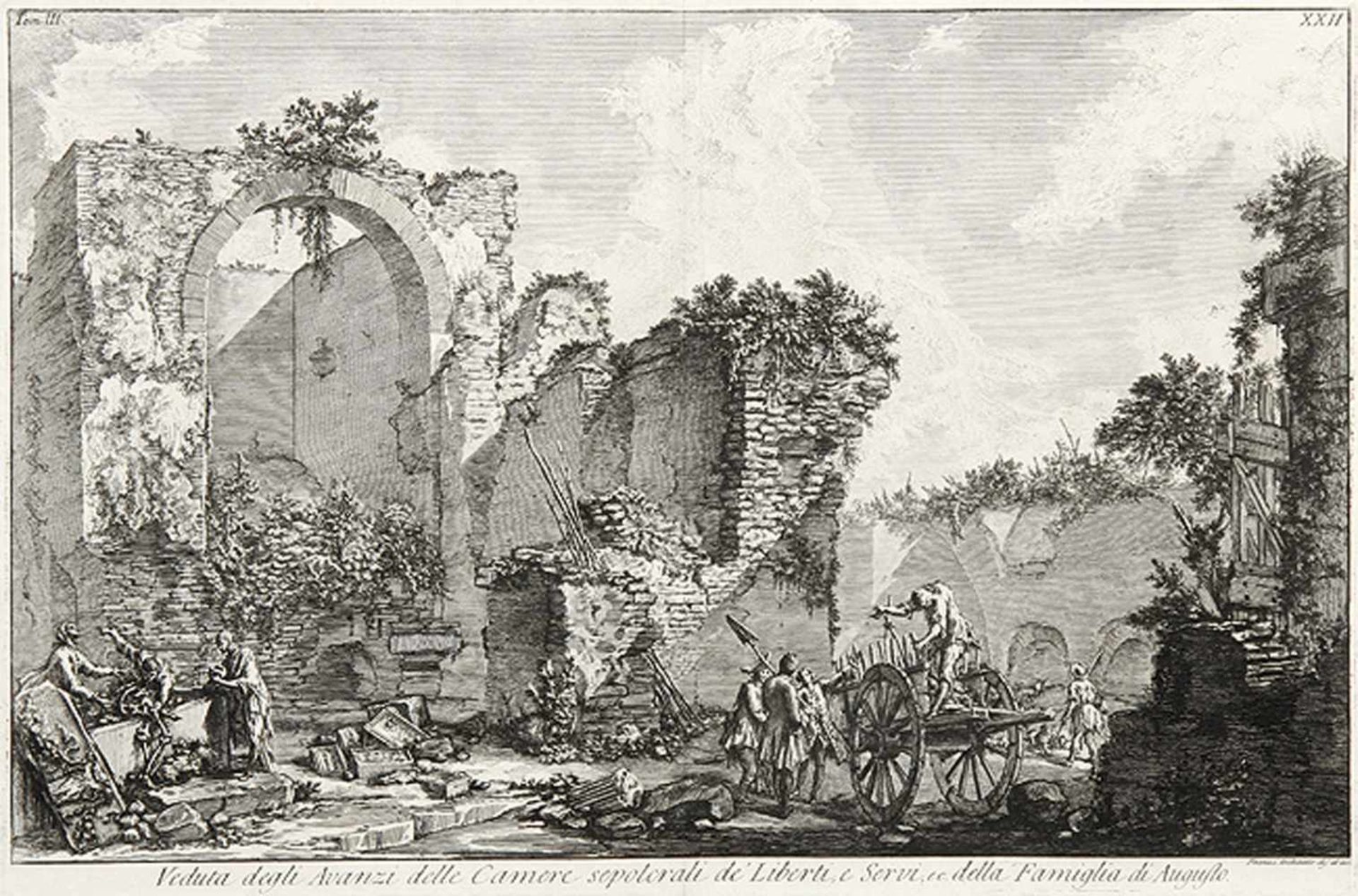 GIOVANNI BATTISTA PIRANESI Mogliano 1720 - 1778 Rom