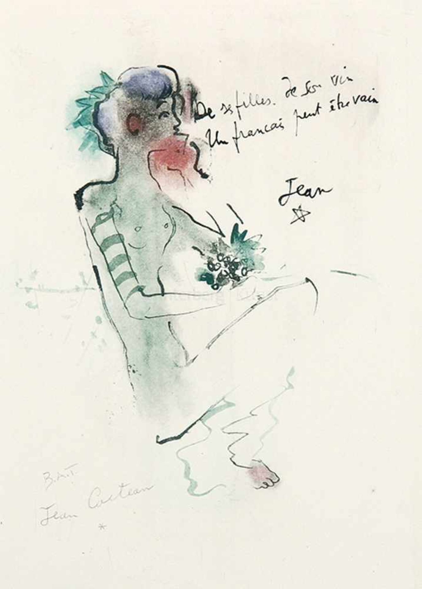 JEAN COCTEAU Maison-Lafitte 1892 - 1963 Paris