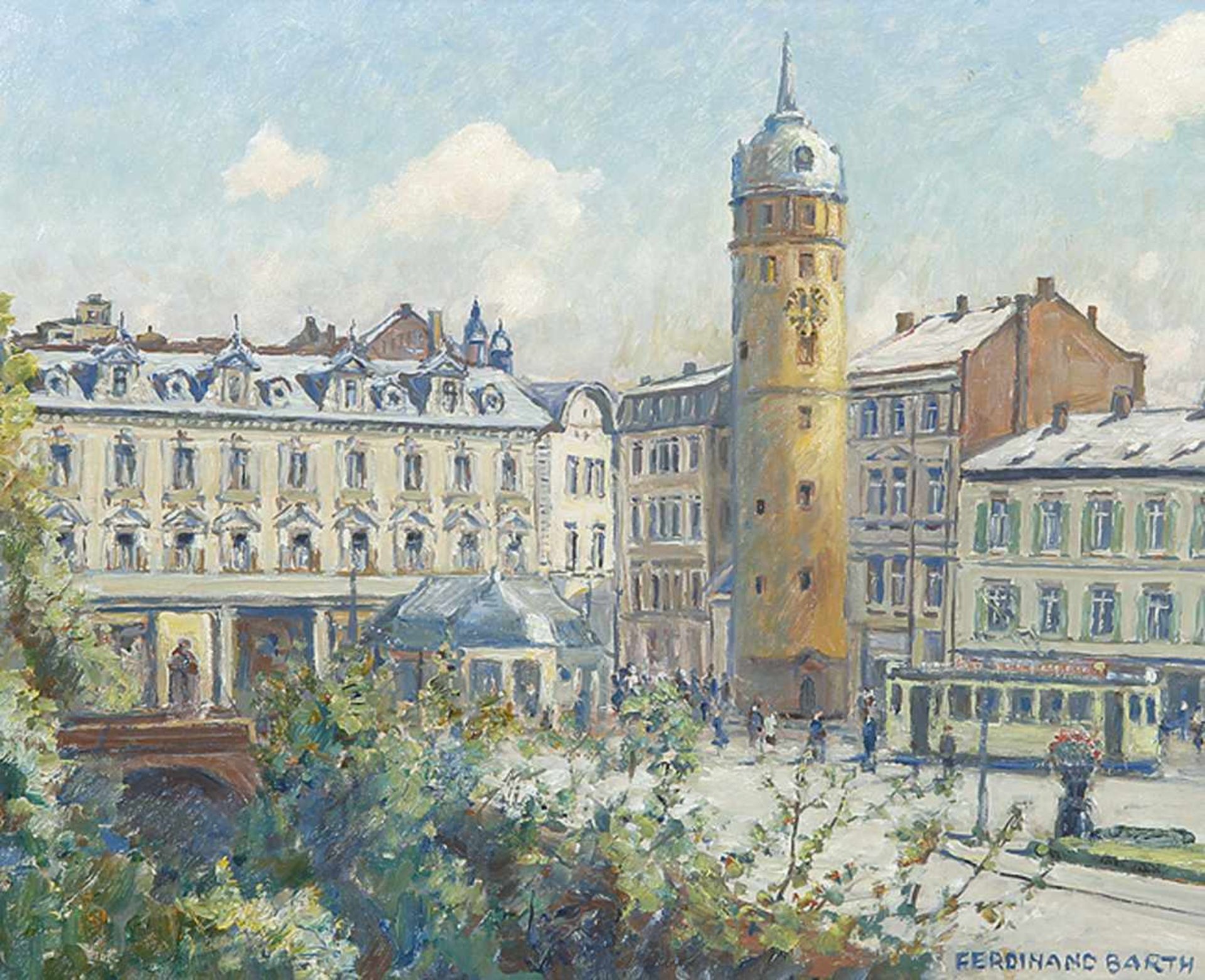 FERDINAND BARTH Darmstadt 1902 - 1979 Lauertal-Gandernheim