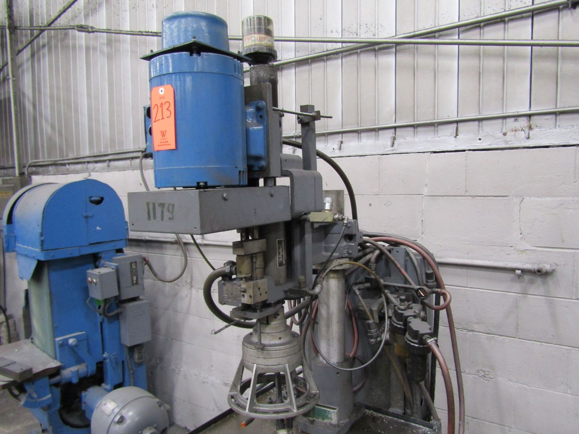 HyPneuMat Model LS-300E6 11090-B Single Head Vertical Drilling & Tapping Machine, S/N: 85202; with - Image 2 of 4