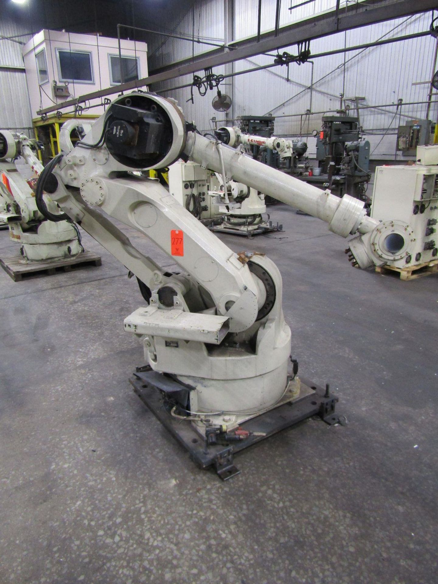 Kawasaki 6-Axis Model UX120G-E005 Robot, S/N: UX1203491 (2002); with Model C52G-B221 Controller