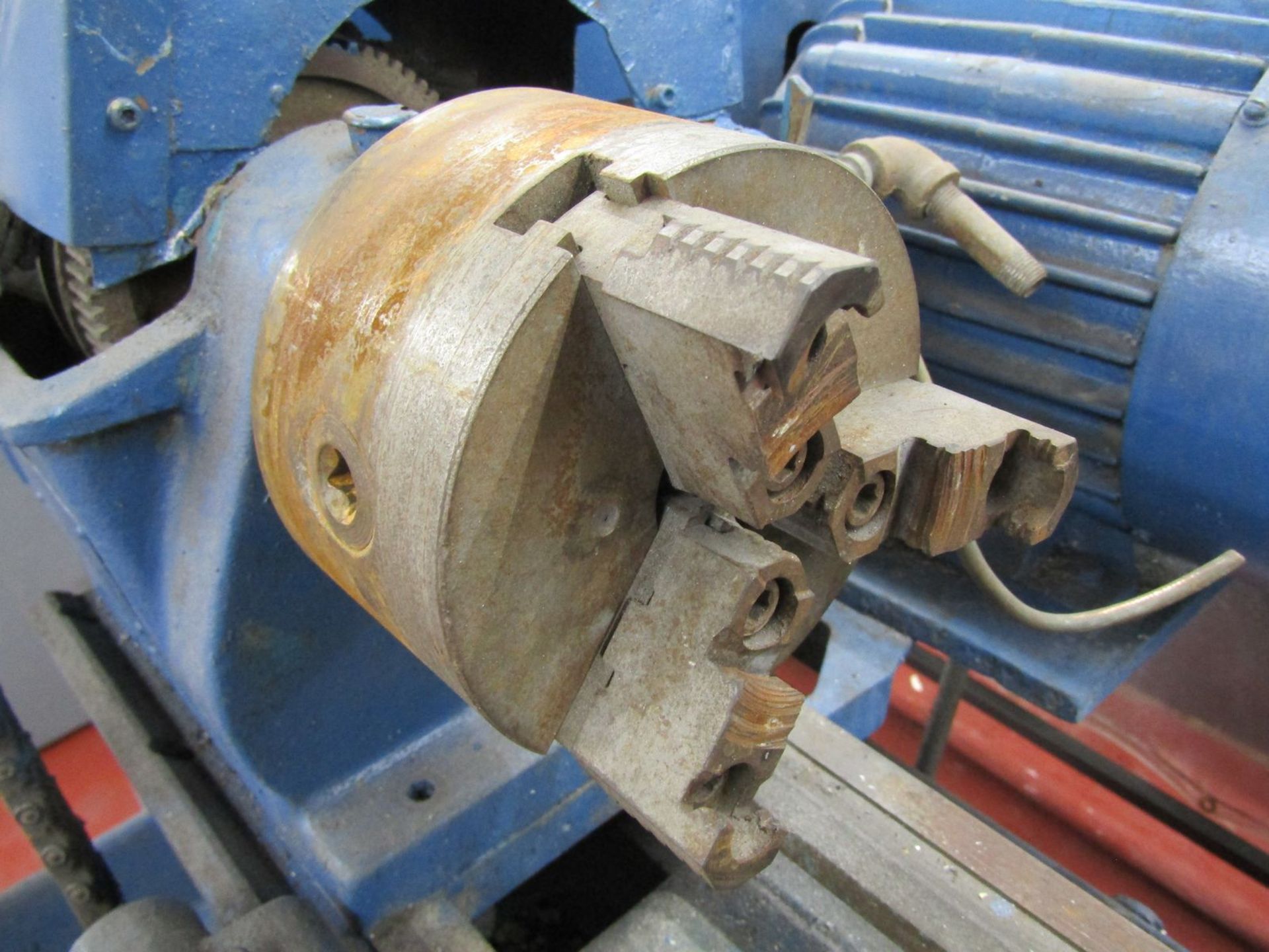 Gap Bed Engine Lathe; 14 in. (approx.) Swing, 36 in. Between Centers, with 5 in. 3-Jaw Chuck, Cross- - Image 2 of 4