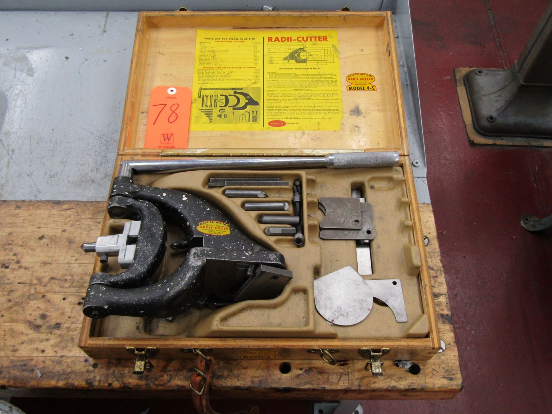 Holdridge 4-S Radii Cutter