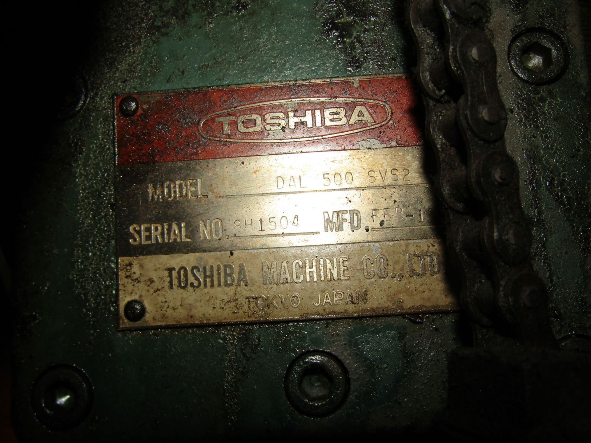 Toshiba Model DAL 500 SVS Automated Ladle, S/N: SH1504 (1987); (Ref. #: C-3232) - Image 3 of 3