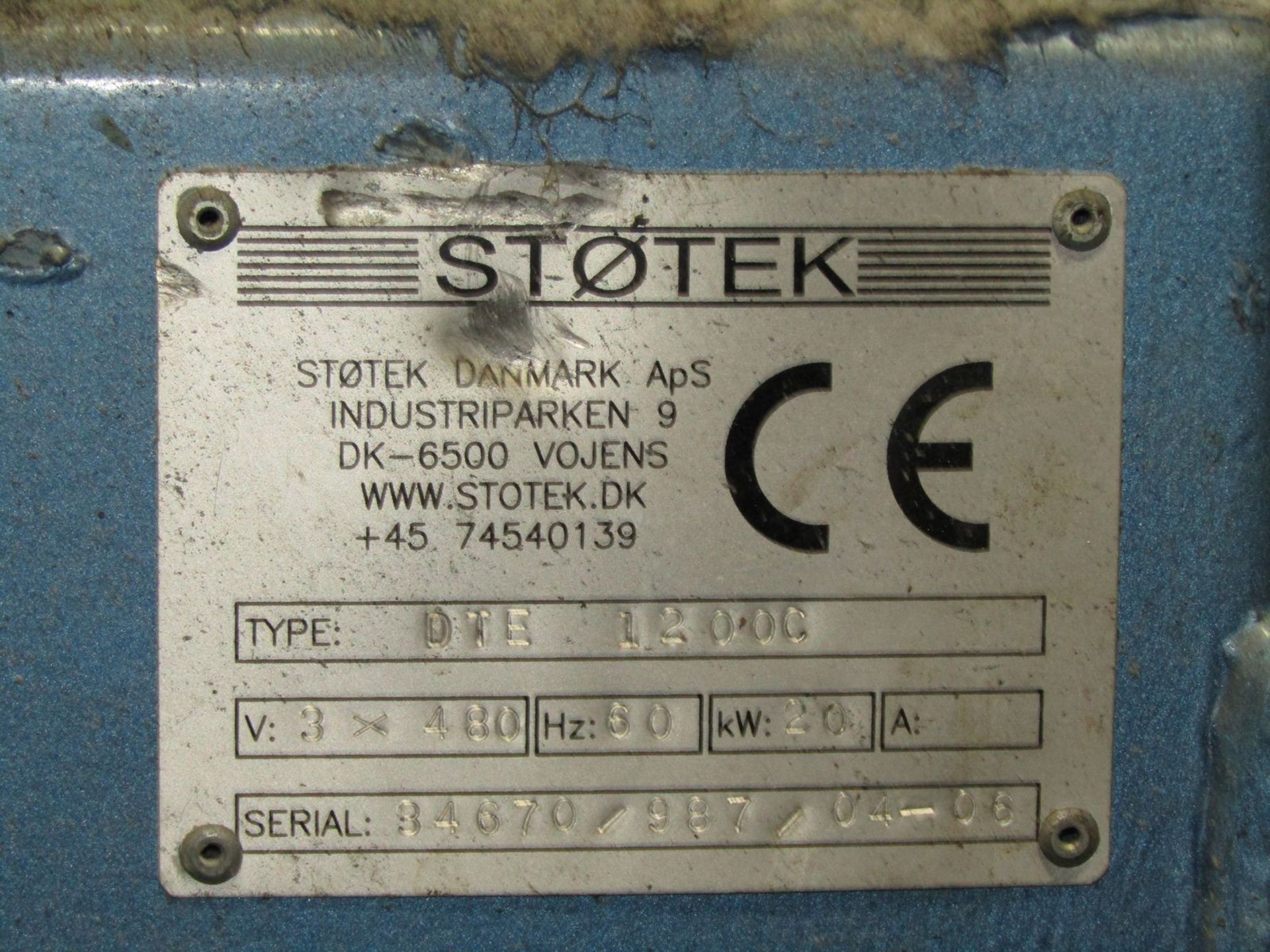 Stotek Model DTE 12,00 C Holding Furnace, S/N: 34670/987/04-06; (Ref. #: DC-7-2) - Image 5 of 5