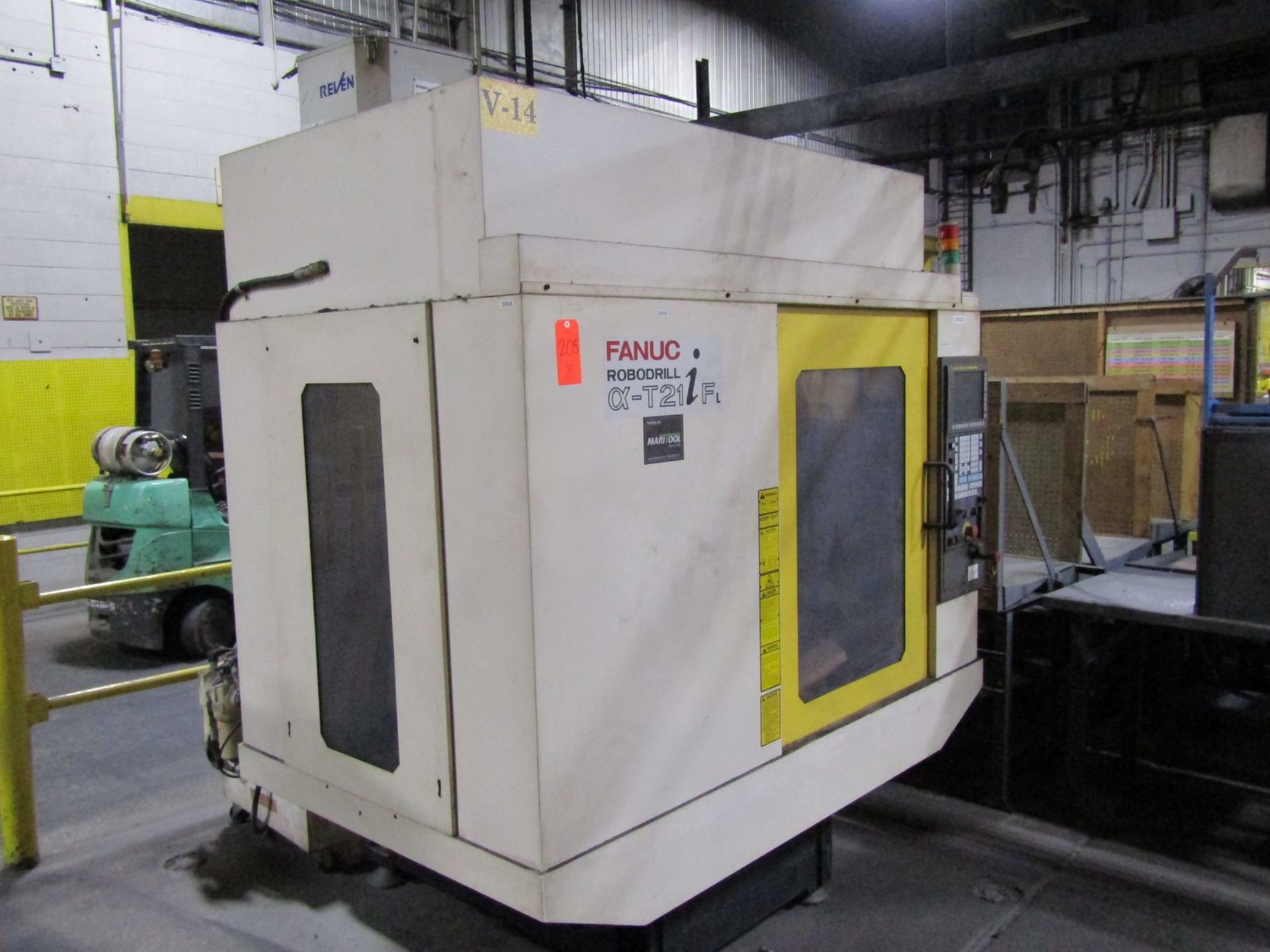 Fanuc Robodrill Alpha-T21iFL Type A04B-0099-B114-BB CNC Drilling and Tapping Center, S/N: