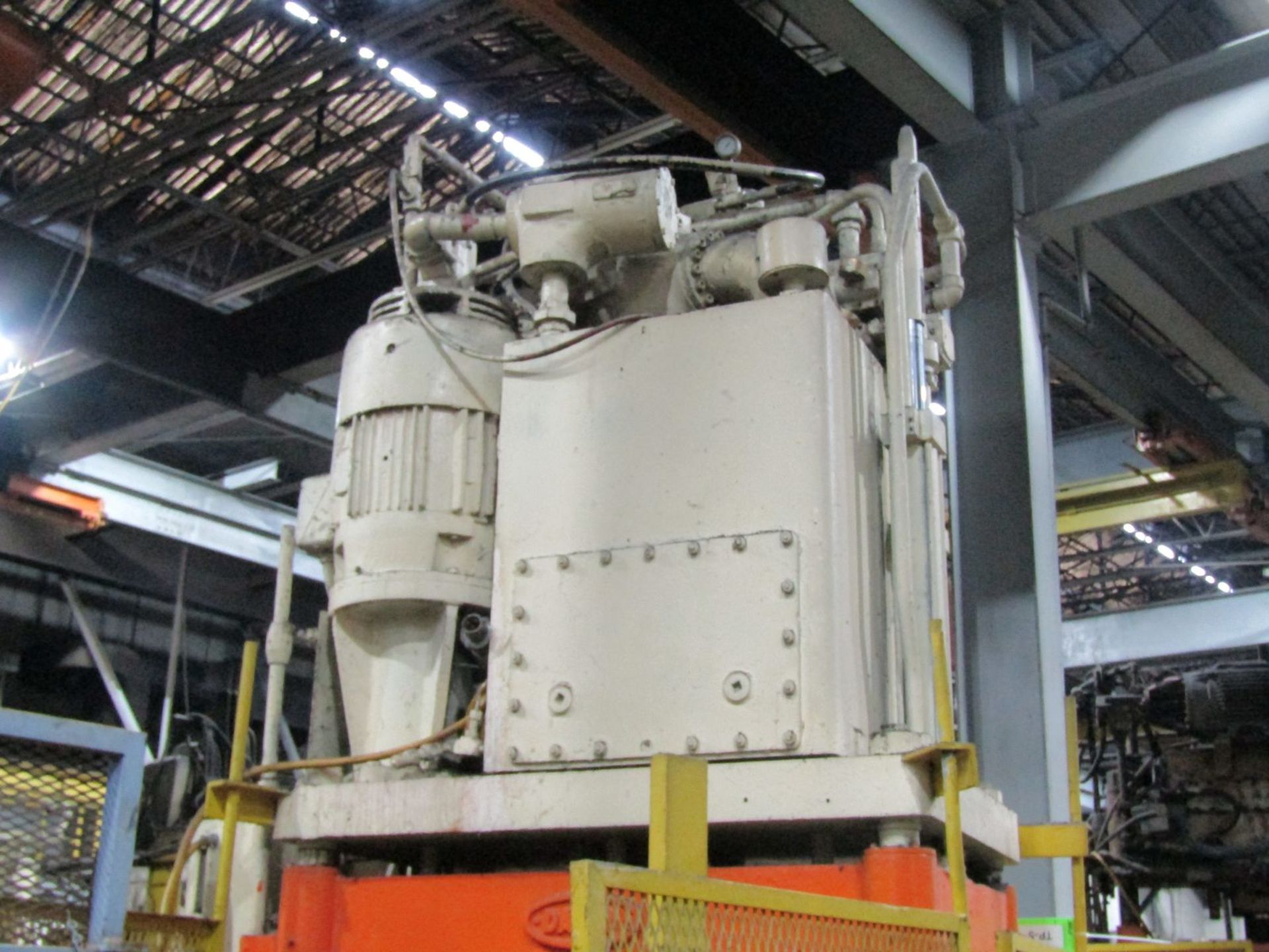 Danly 30 U.S. Ton Capacity Model TP-30-7 Four Column (Post) Vertical Hydraulic Die Casting Trim - Image 7 of 7