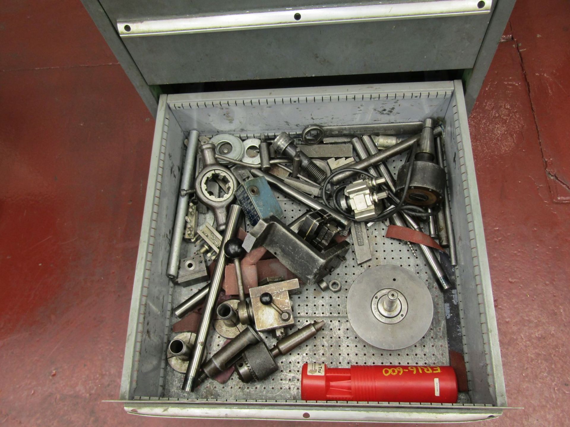 Lot - 7-Drawer Heavy Duty Parts Cabinet, with Contents of 5C Collets, Lathe Tooling, Drill Bits, - Image 8 of 8