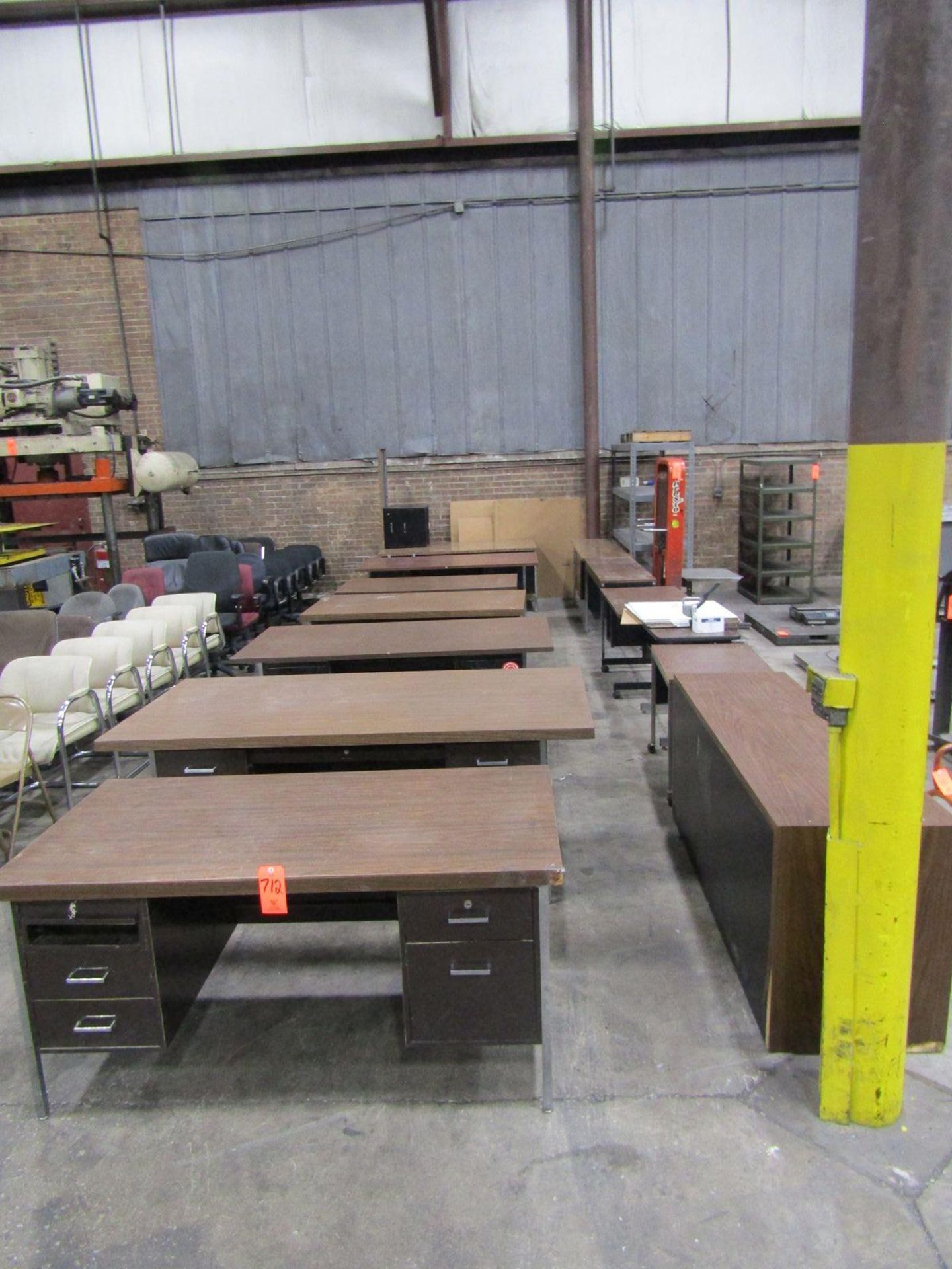 Lot - (12) Assorted Desks