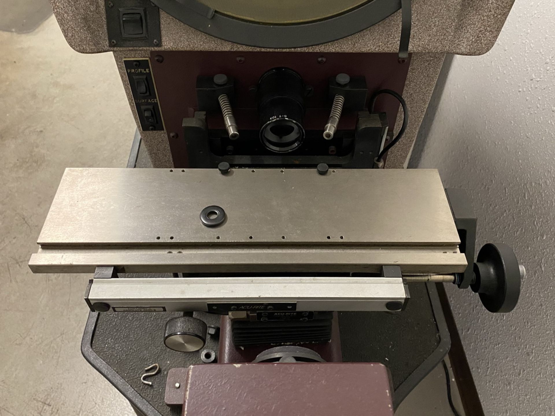 Scherr Tumico 14 in. Optical Comparator; with Quadra-Chek 2000; 10x S-T, 120-Volt, 3-Amps, 1-Ph, - Image 4 of 5