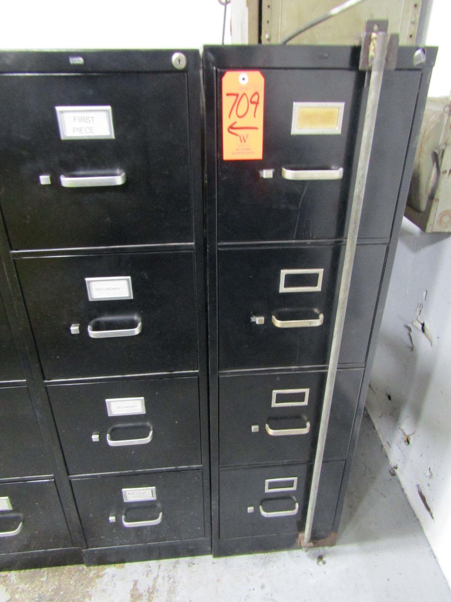 Lot - Shop Furniture, to Include: (2) 5-Drawer Lateral Filing Cabinets, (1) 4-Drawer Lateral - Image 9 of 12