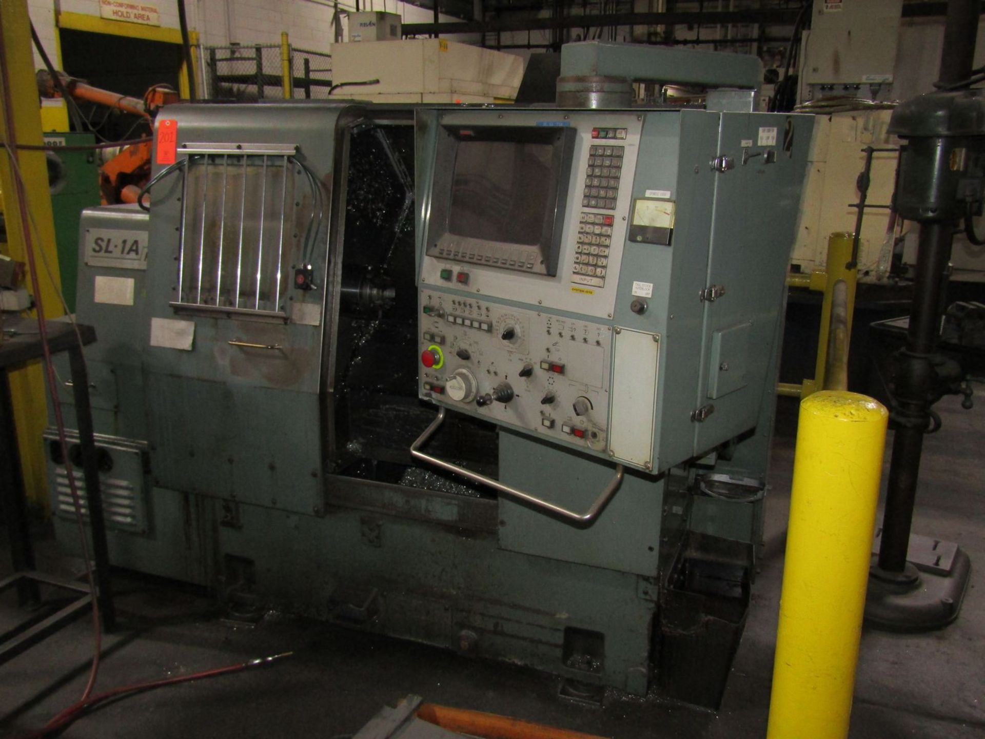 Mori Seiki Model SL-1A CNC Lathe, S/N: 750; with Fanuc System 10TE CNC Controls, 12-Station Turret - Image 3 of 9