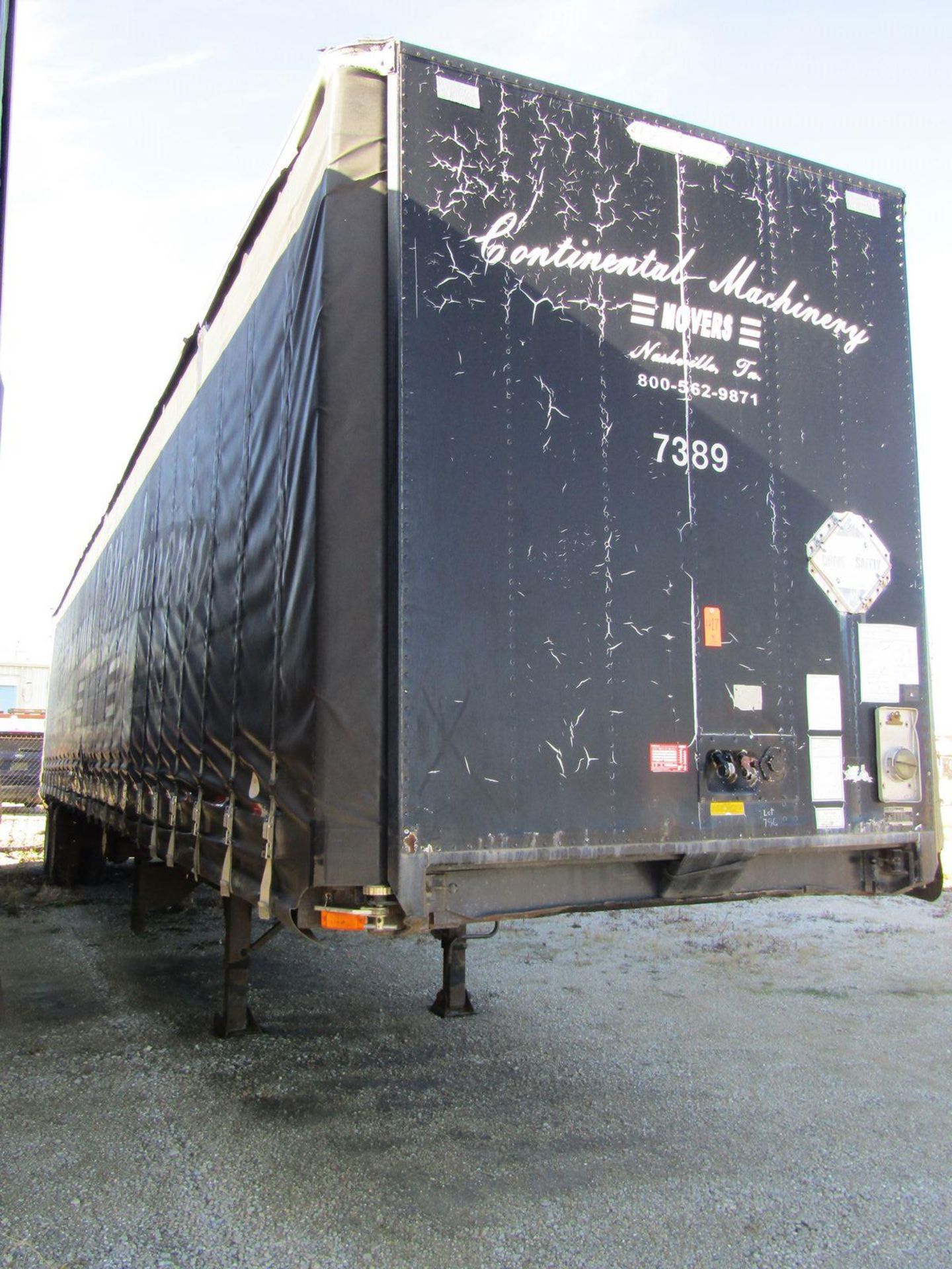 Utility 48 ft. Model TS2CHE Tautliner Tandem Axle Curtain Side Semi-Trailer, VIN: 1UYTS2488 MA5821 - Image 2 of 7