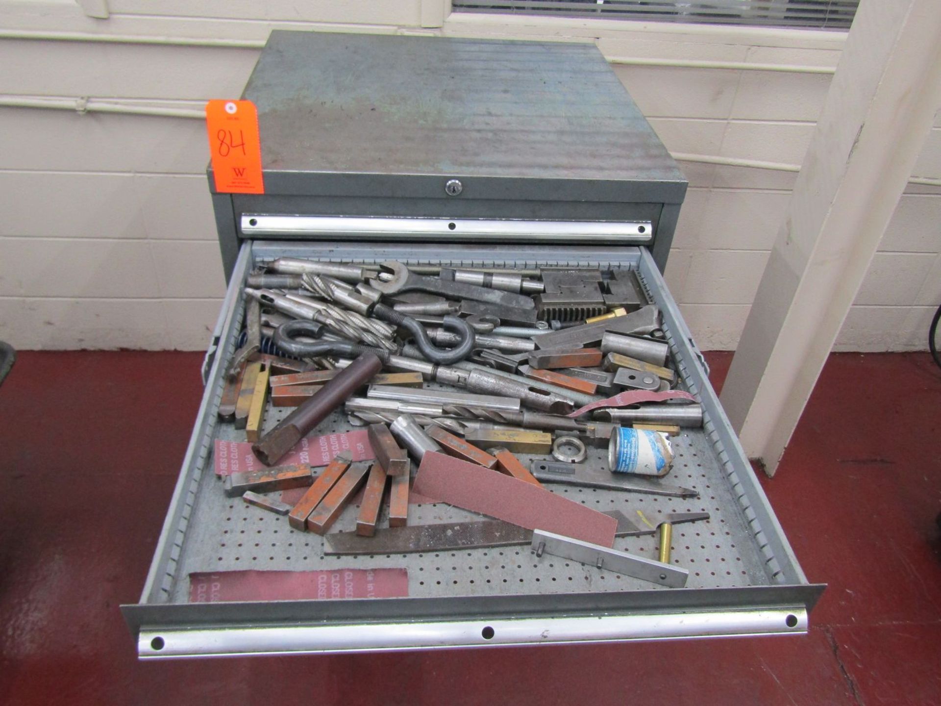 Lot - 7-Drawer Heavy Duty Parts Cabinet, with Contents of 5C Collets, Lathe Tooling, Drill Bits, - Image 3 of 8