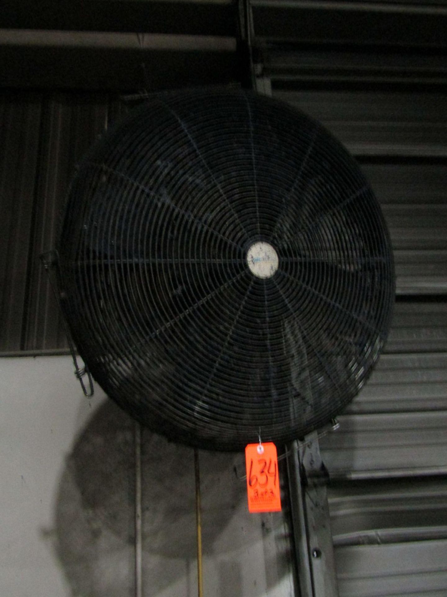 Lot - (5) Wall-Mounted Fans