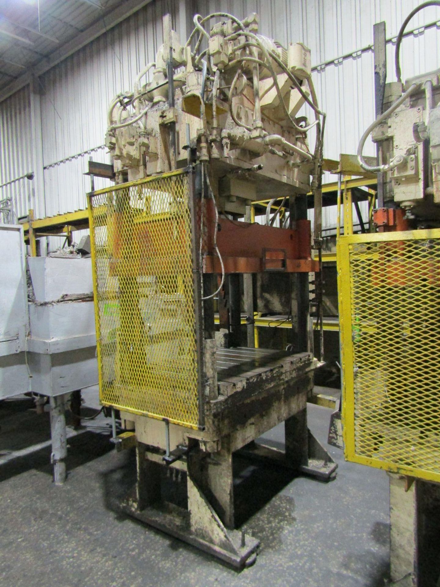 B&T 50 U.S. Ton Cap. Model TP-30-4 Four Column (Post) Vertical Hydraulic Die Casting Trim Press - Image 3 of 7