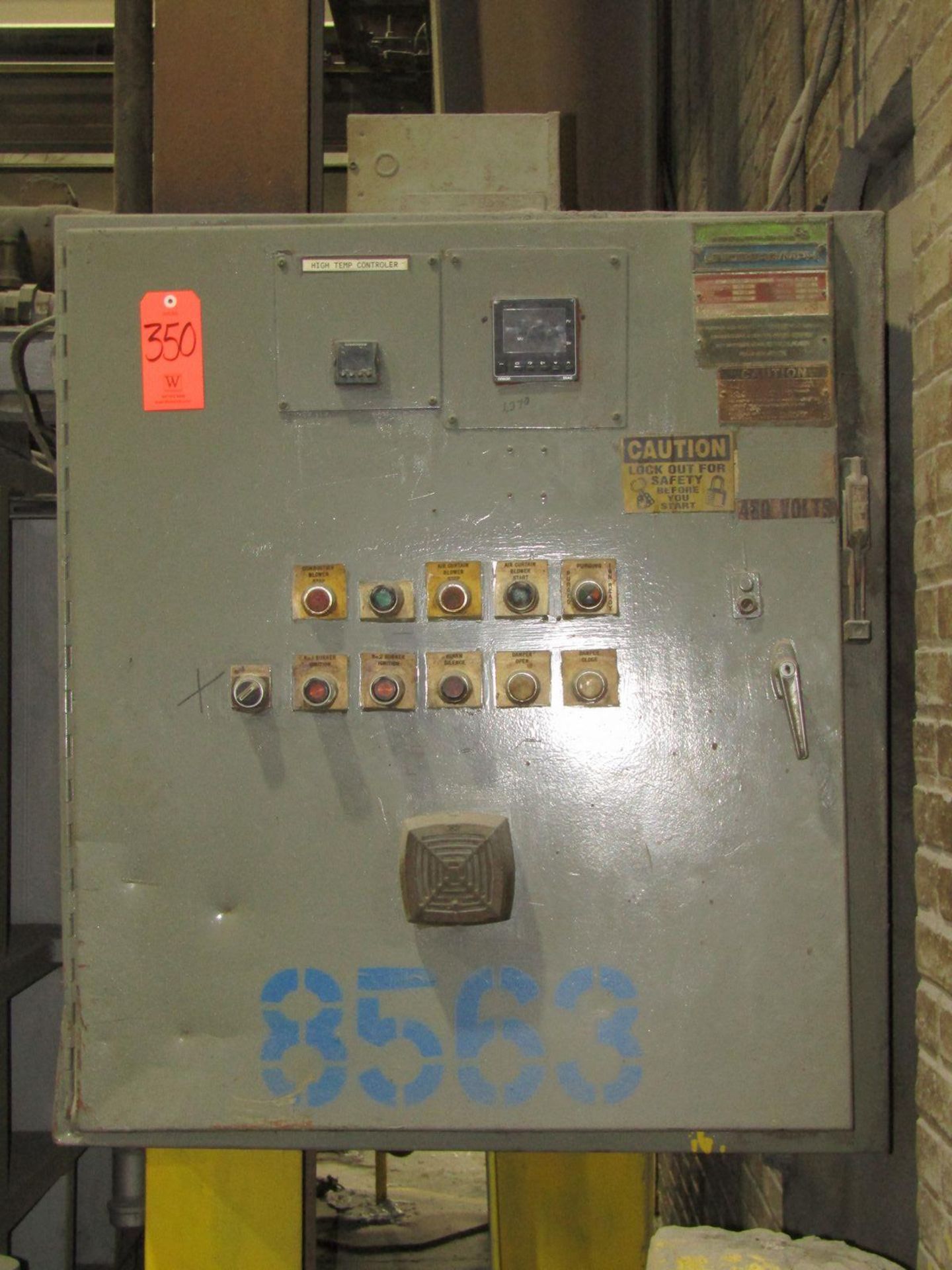 Lindberg/MPH Model 62-ACM-3000 Natural Gas Melting Furnace, S/N: W-1054 (1994); Rated at 1,500 deg - Image 4 of 5