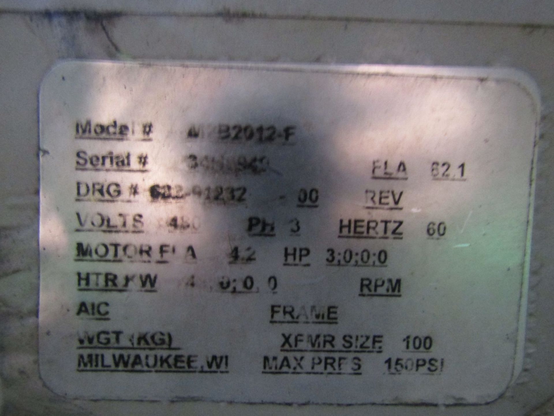 Sterlco Model M2B2012-F Portable Temperature Control Unit (Ref. #: C-8221) - Image 3 of 3