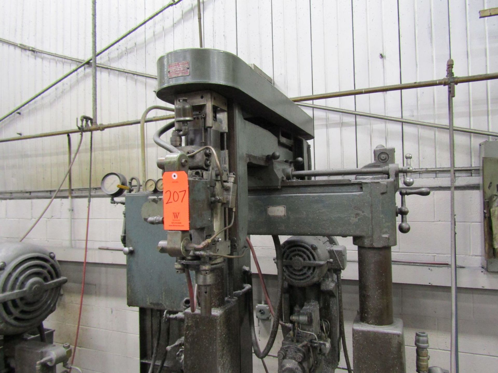 Wisconsin Drill Head "Wis-Matic" 4-Head Rotary Indexing Secondary Operation Drilling & Tapping - Image 4 of 6