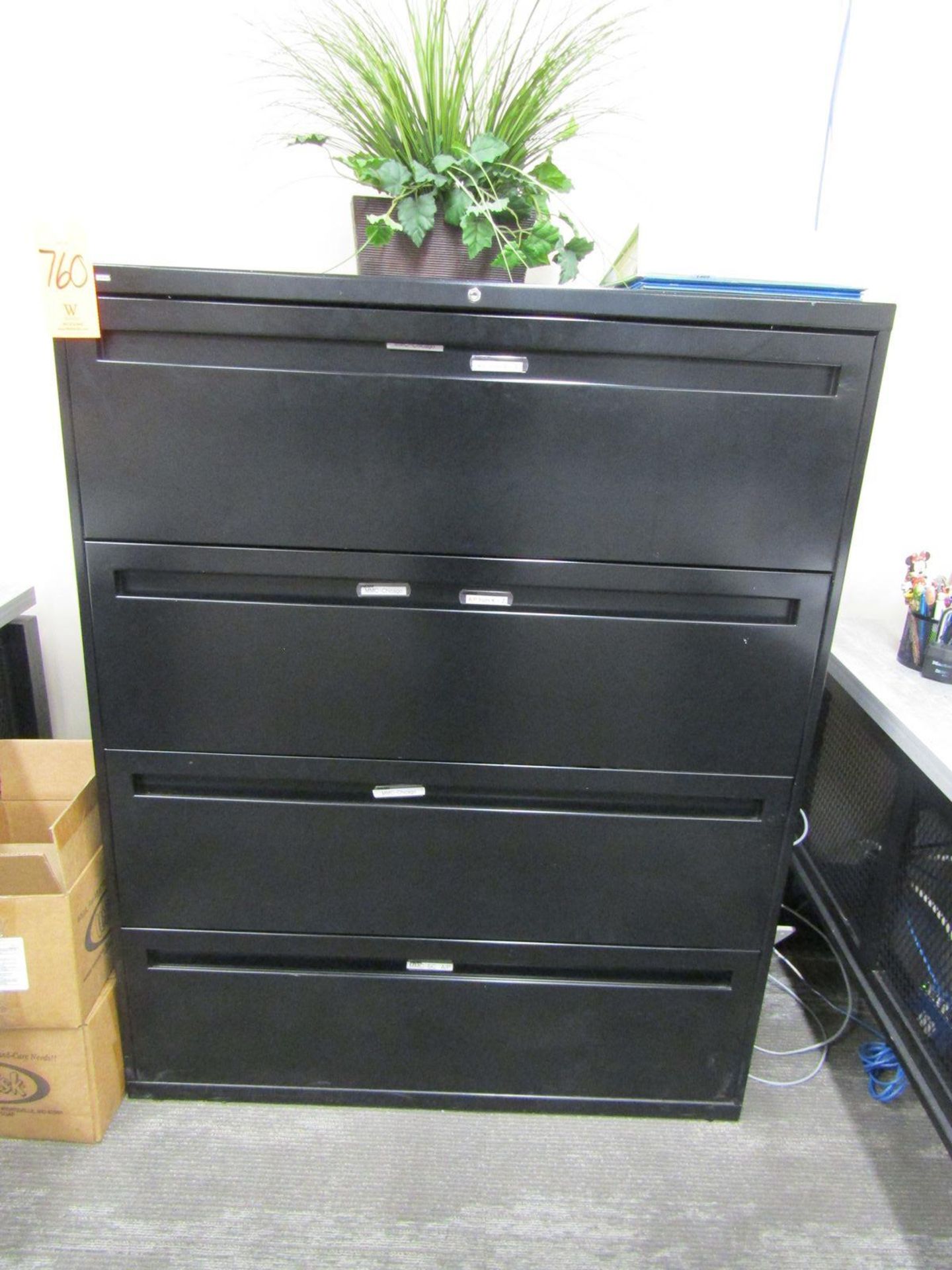 Lot - (2) 4-Drawer Lateral Filing Cabinet