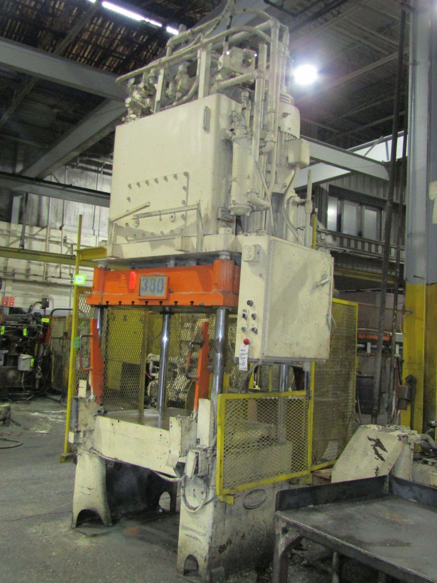 Danly 30 U.S. Ton Capacity Model TP-30-7 Four Column (Post) Vertical Hydraulic Die Casting Trim - Image 2 of 7