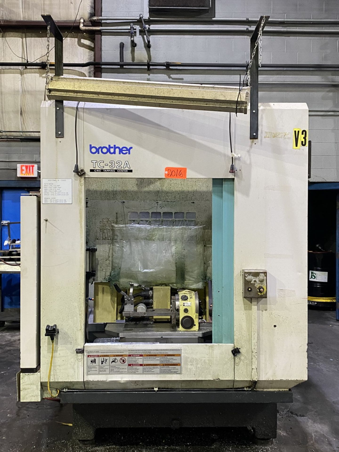 Brother Model TC-32A CNC Drilling & Tapping Center, S/N: 111302 (2000); with 26-Position ATC