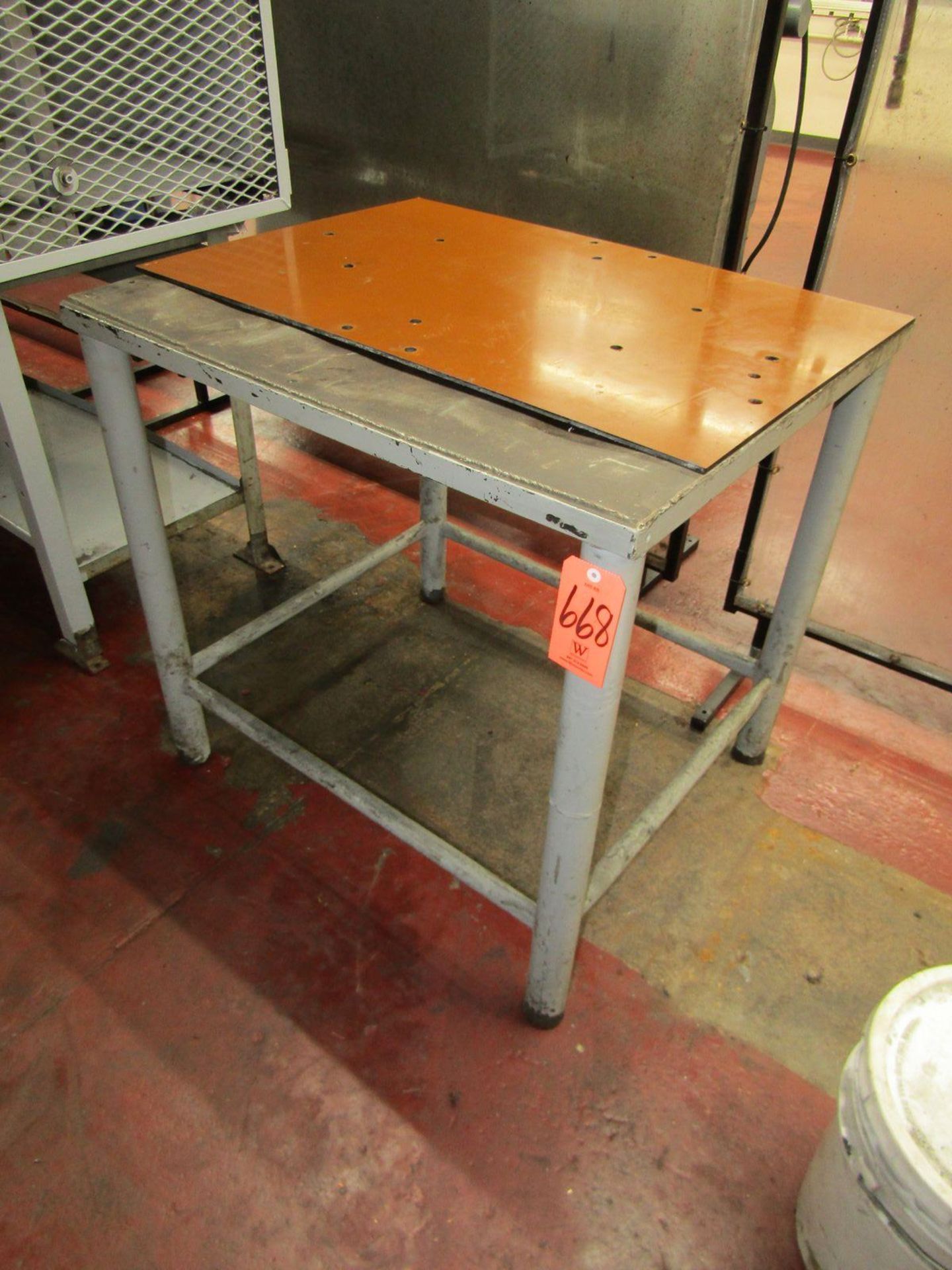 31 in. x 35 in. Steel Table