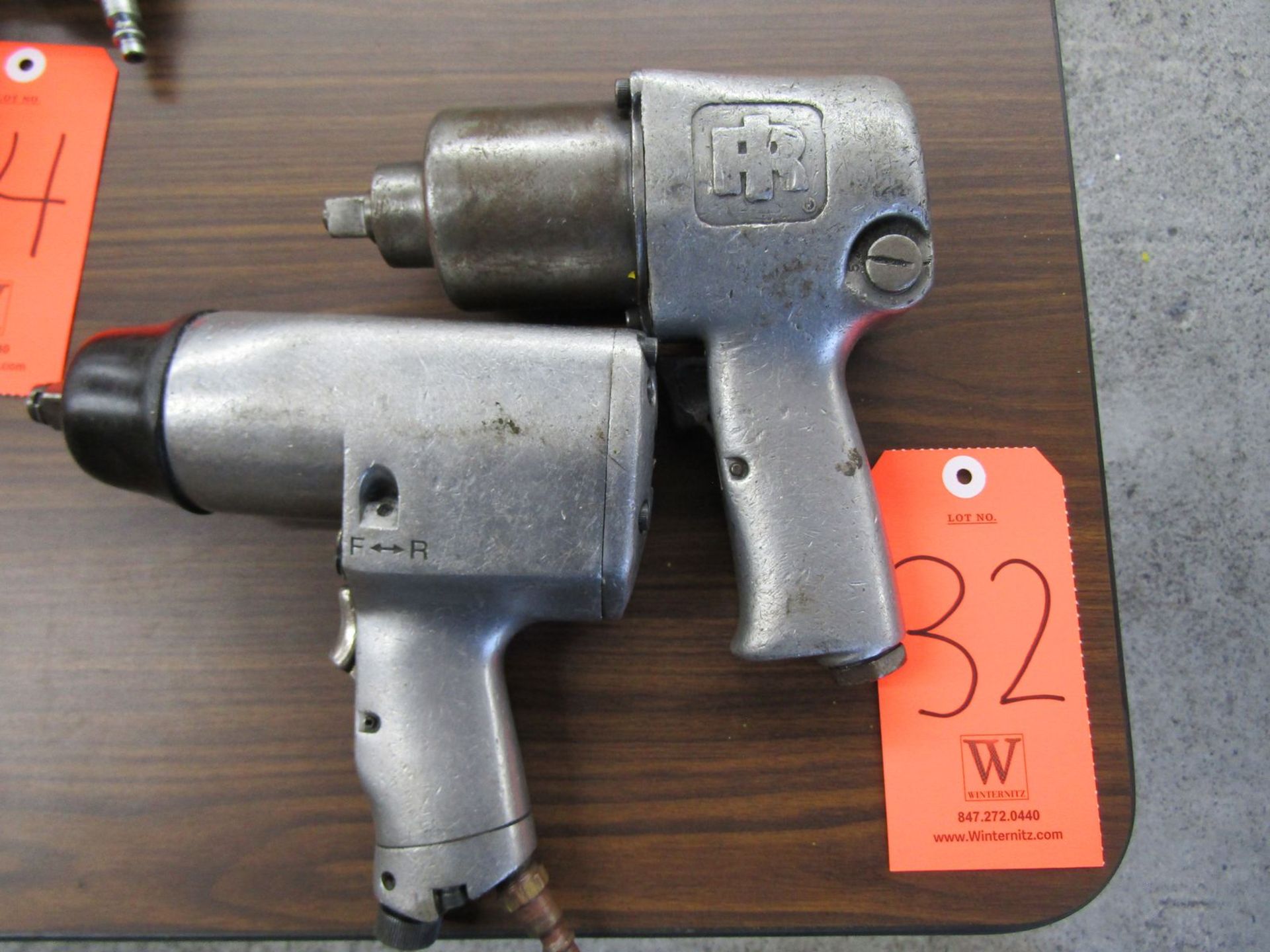 Lot - (2) 1/2 in. Drive Pneumatic Impact Wrenches