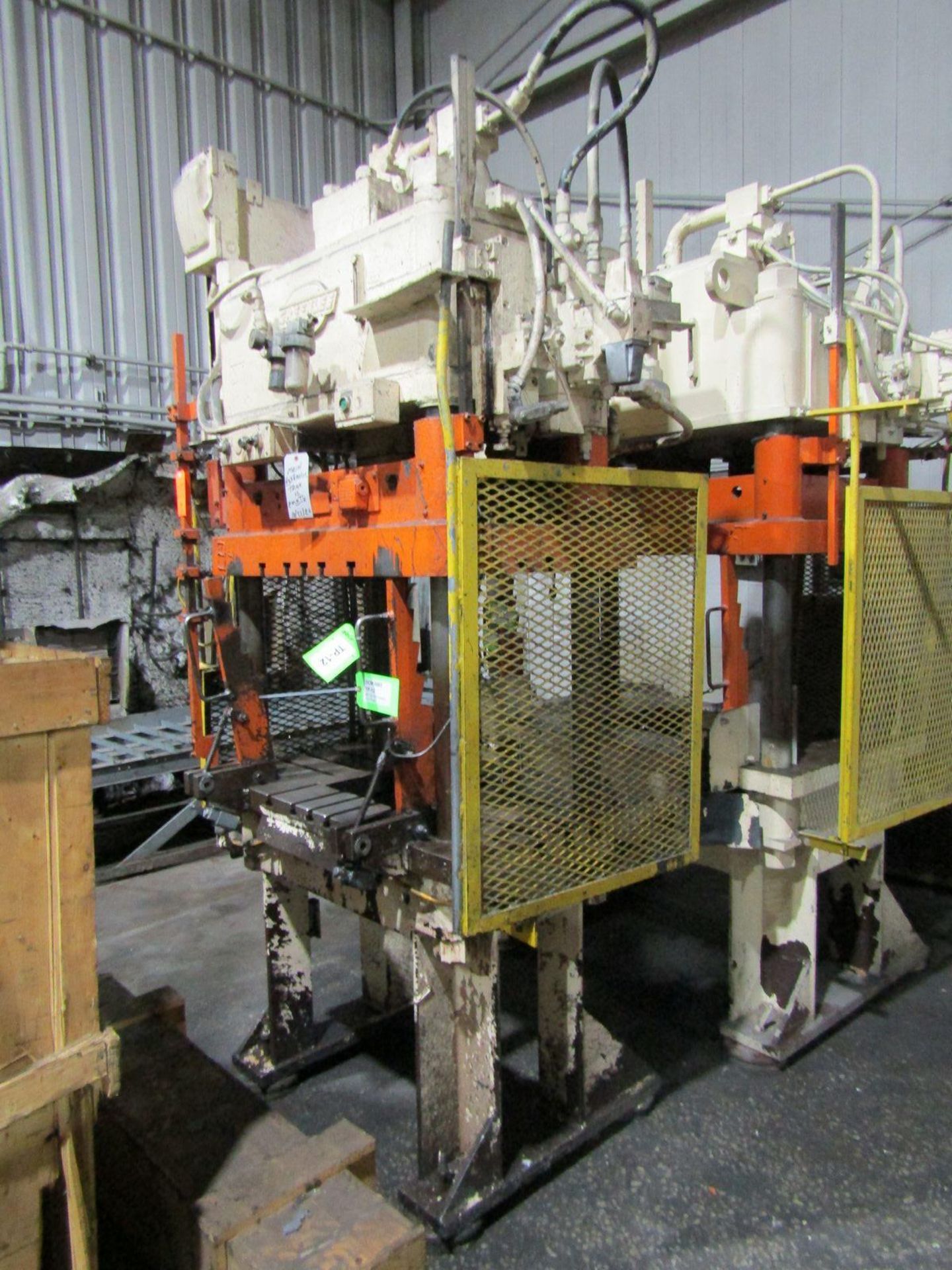 B&T 30 U.S. Ton Capacity Model TP-30-4 Four Column (Post) Vertical Hydraulic Die Casting Trim Press, - Image 6 of 7