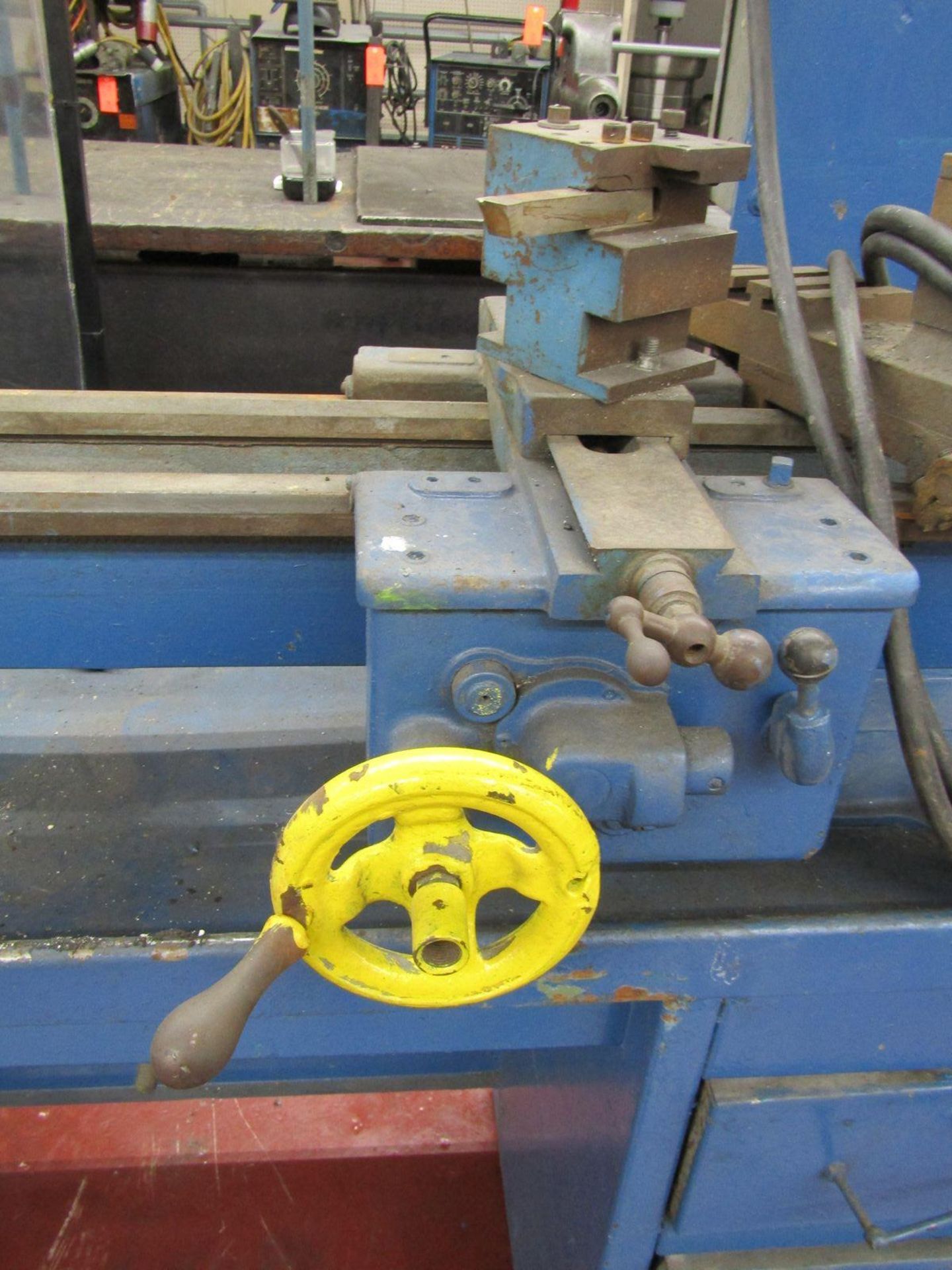 Gap Bed Engine Lathe; 14 in. (approx.) Swing, 36 in. Between Centers, with 5 in. 3-Jaw Chuck, Cross- - Image 3 of 4