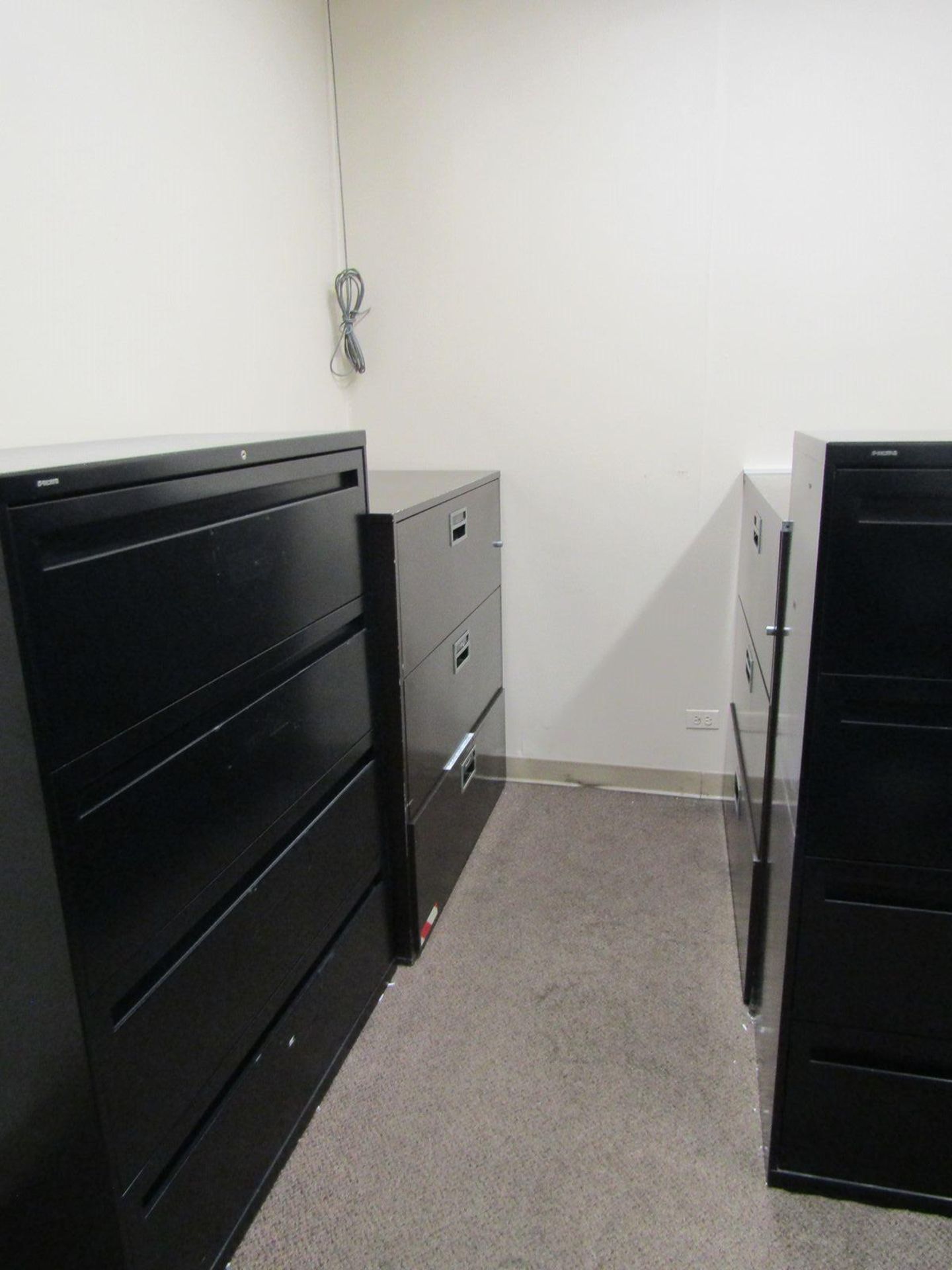 Lot - (9) Lateral Filing Cabinets; (5) 4-Drawer and (4) 3-Drawer - Image 3 of 3