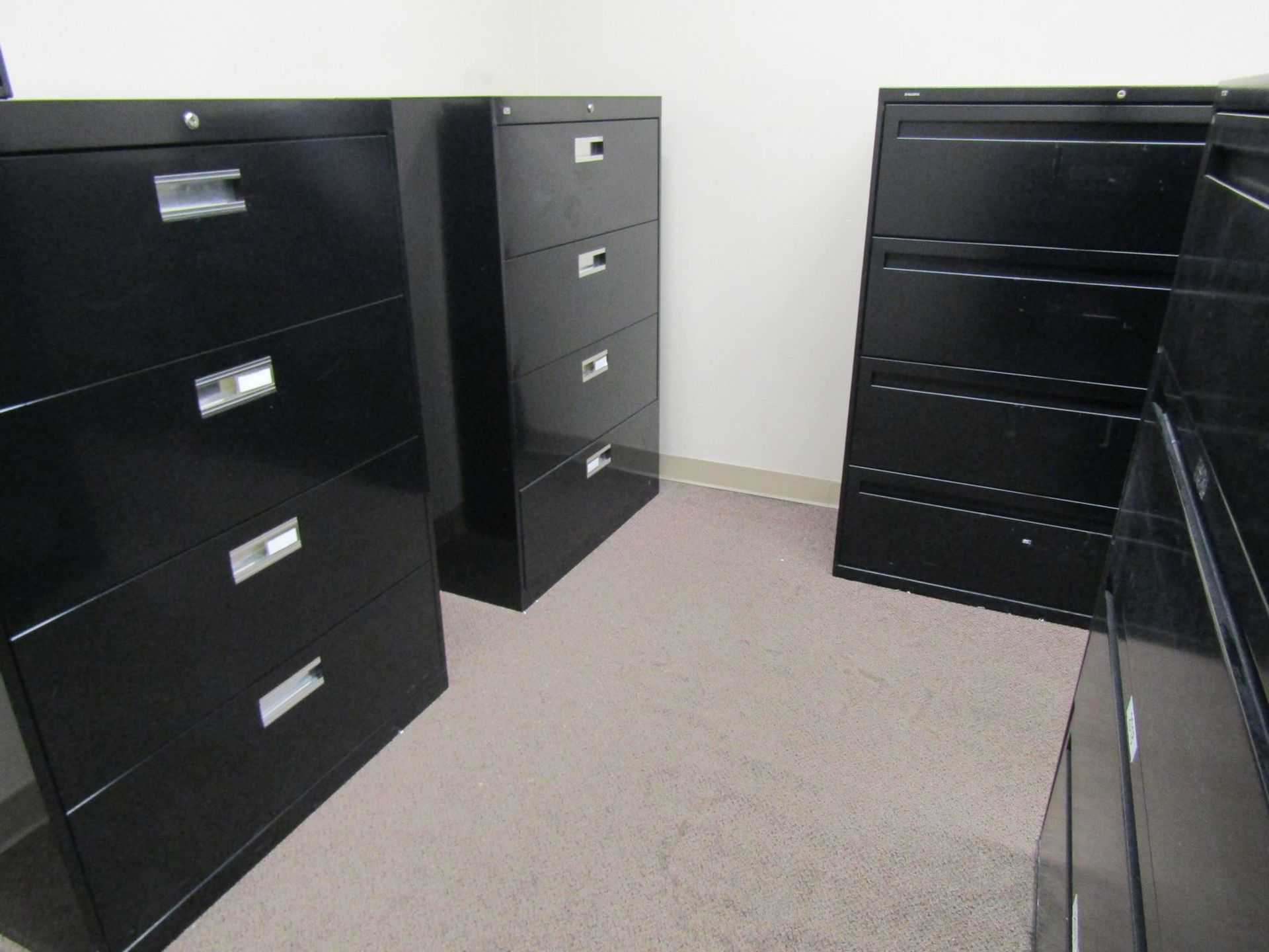 Lot - (9) Lateral Filing Cabinets; (5) 4-Drawer and (4) 3-Drawer - Image 2 of 3