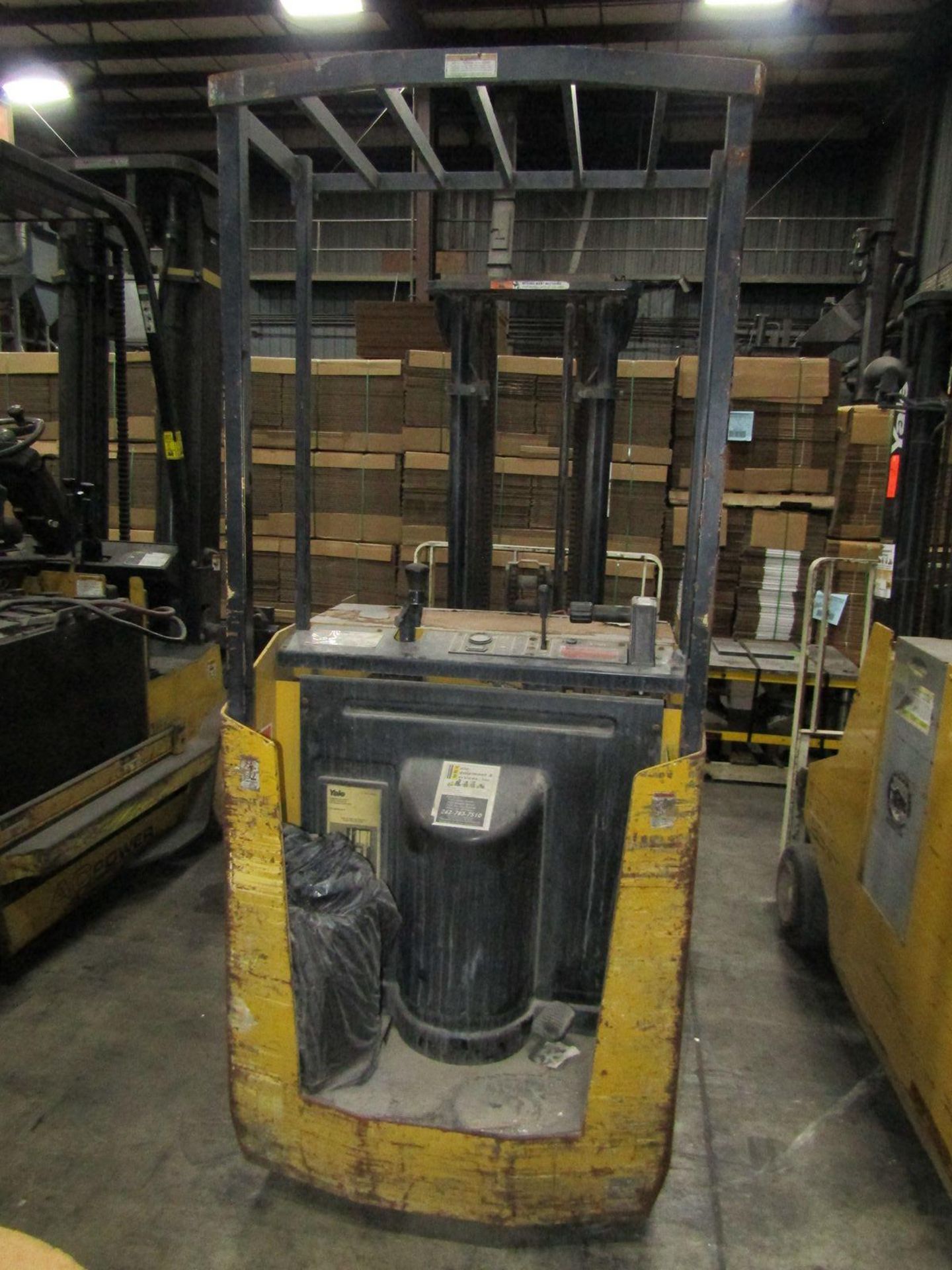 Yale 3,000 lb. Cap. Model ESC030ABN24TE083 Electric Stand-Up Fork Lift Truck, S/N: A624N08562B; 24- - Image 5 of 7