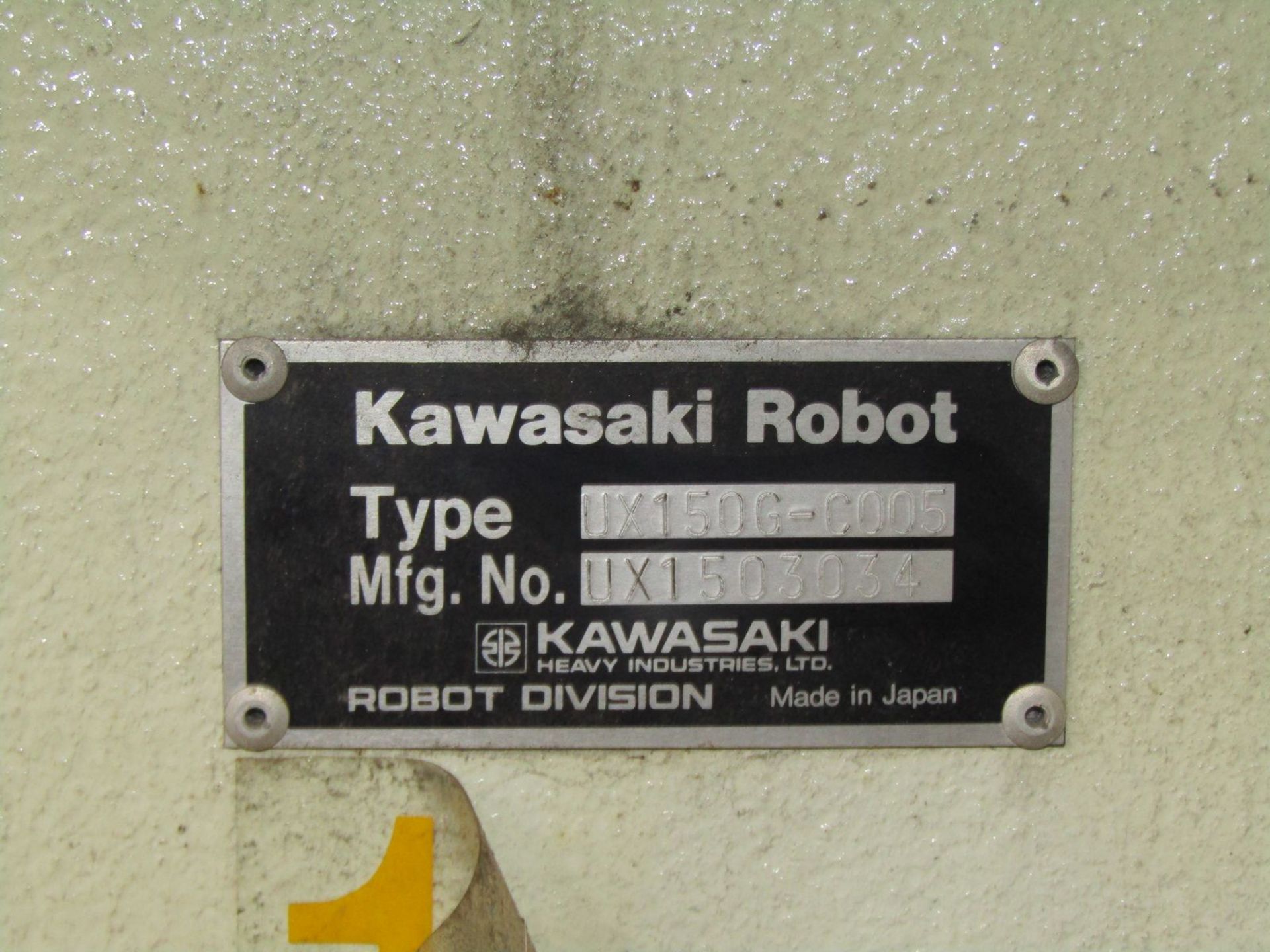 Kawasaki 6-Axis Model UX150G-C005 Robot, S/N: UX1503034 - Image 3 of 3