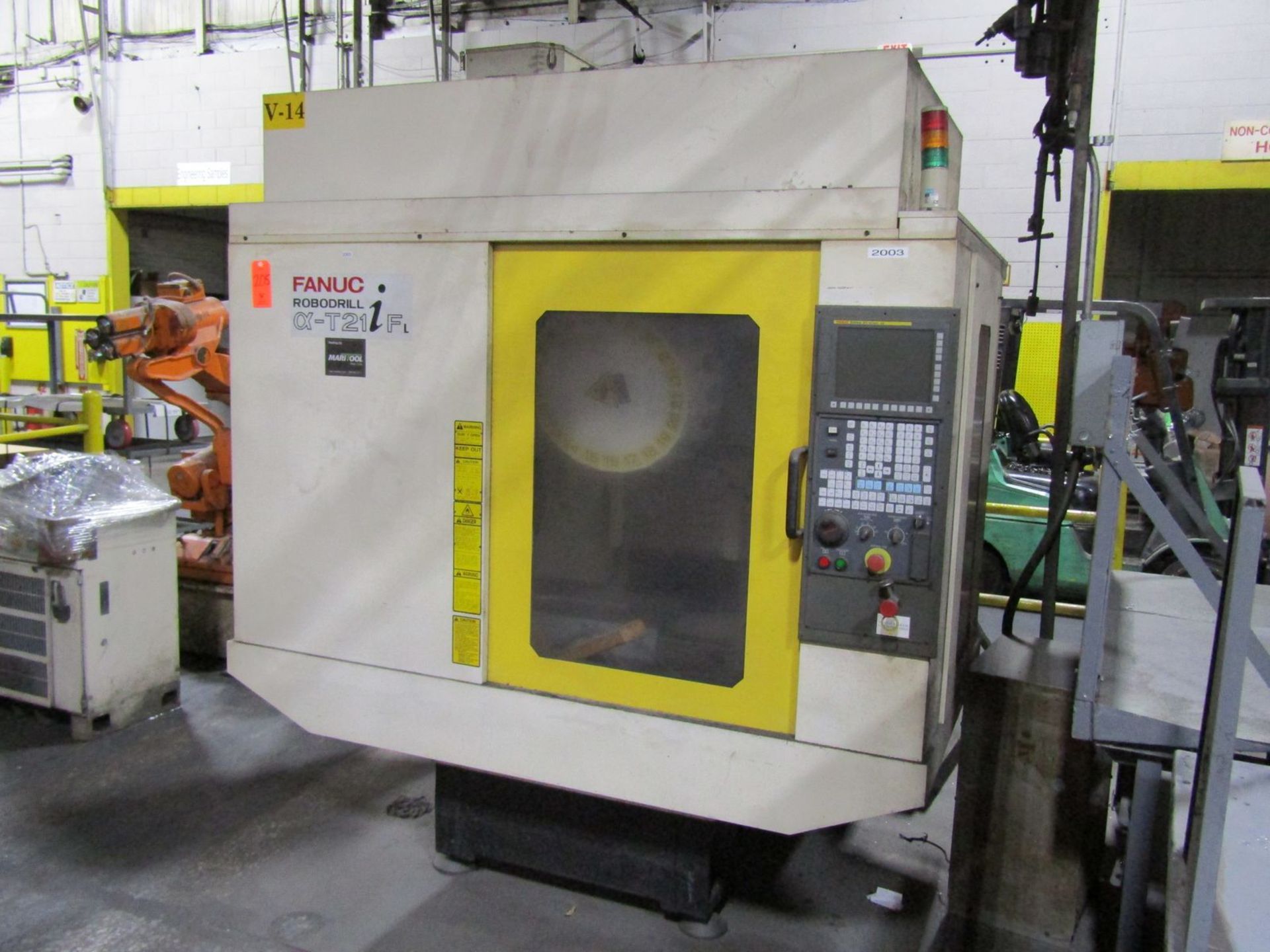 Fanuc Robodrill Alpha-T21iFL Type A04B-0099-B114-BB CNC Drilling and Tapping Center, S/N: - Image 2 of 9
