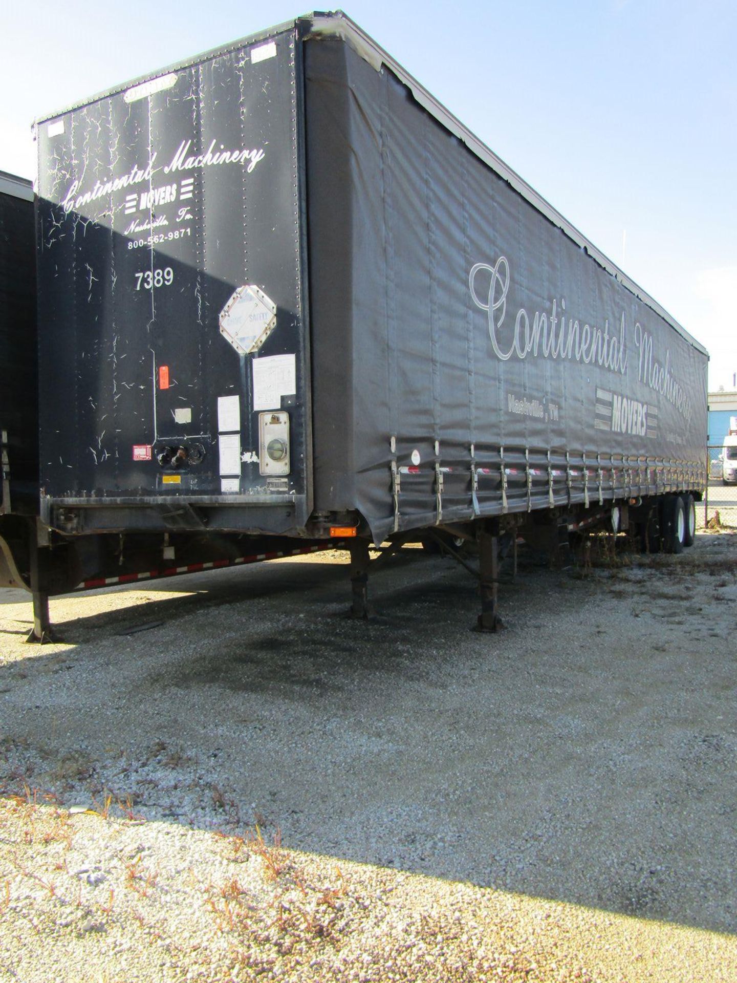Utility 48 ft. Model TS2CHE Tautliner Tandem Axle Curtain Side Semi-Trailer, VIN: 1UYTS2488 MA5821