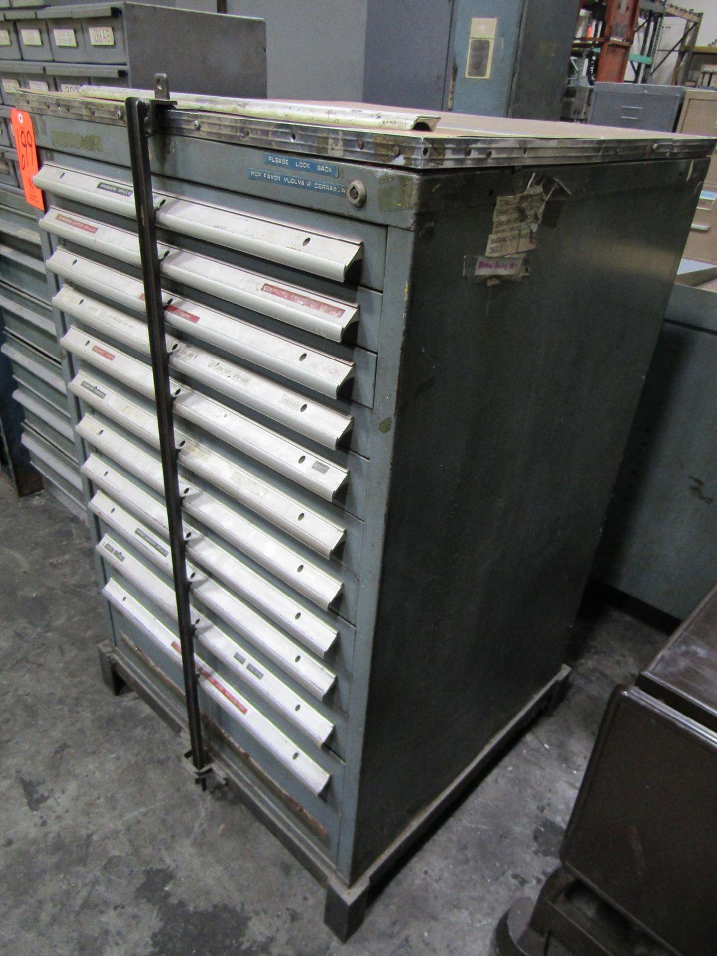 12-Drawer Heavy Duty Parts Cabinet