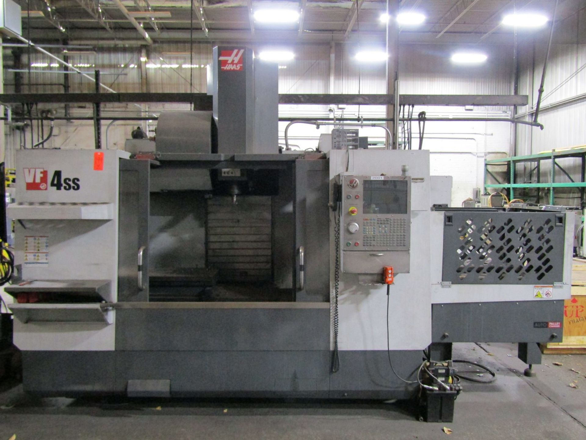 Haas VF-4SSAPC CNC Vertical Machining Center, S/N: 1091790 (2012); with Haas CNC Controls with Hand- - Image 2 of 8